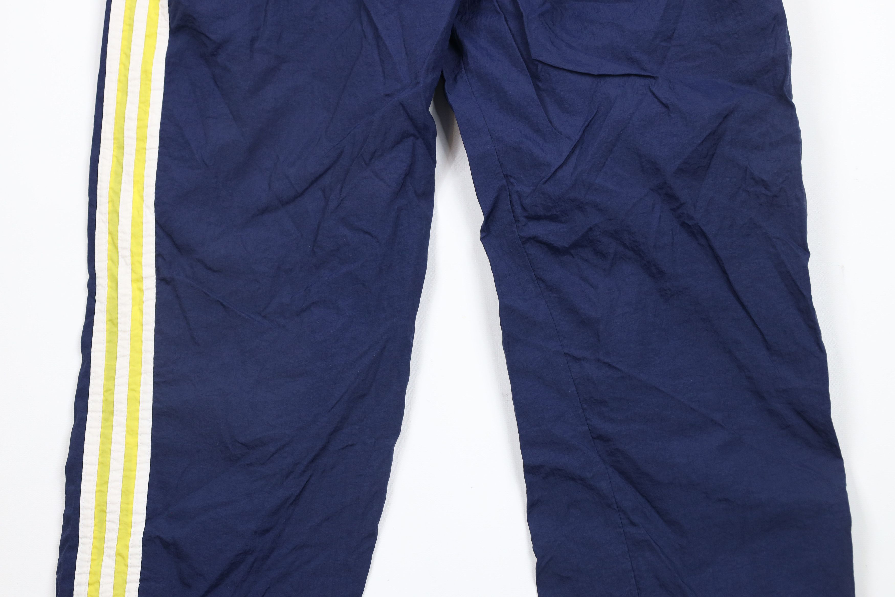 Adidas × Vintage Vintage 90s Adidas Striped Lined Nylon Joggers Pants Blue Size US 32 / EU 48 - 11 Thumbnail