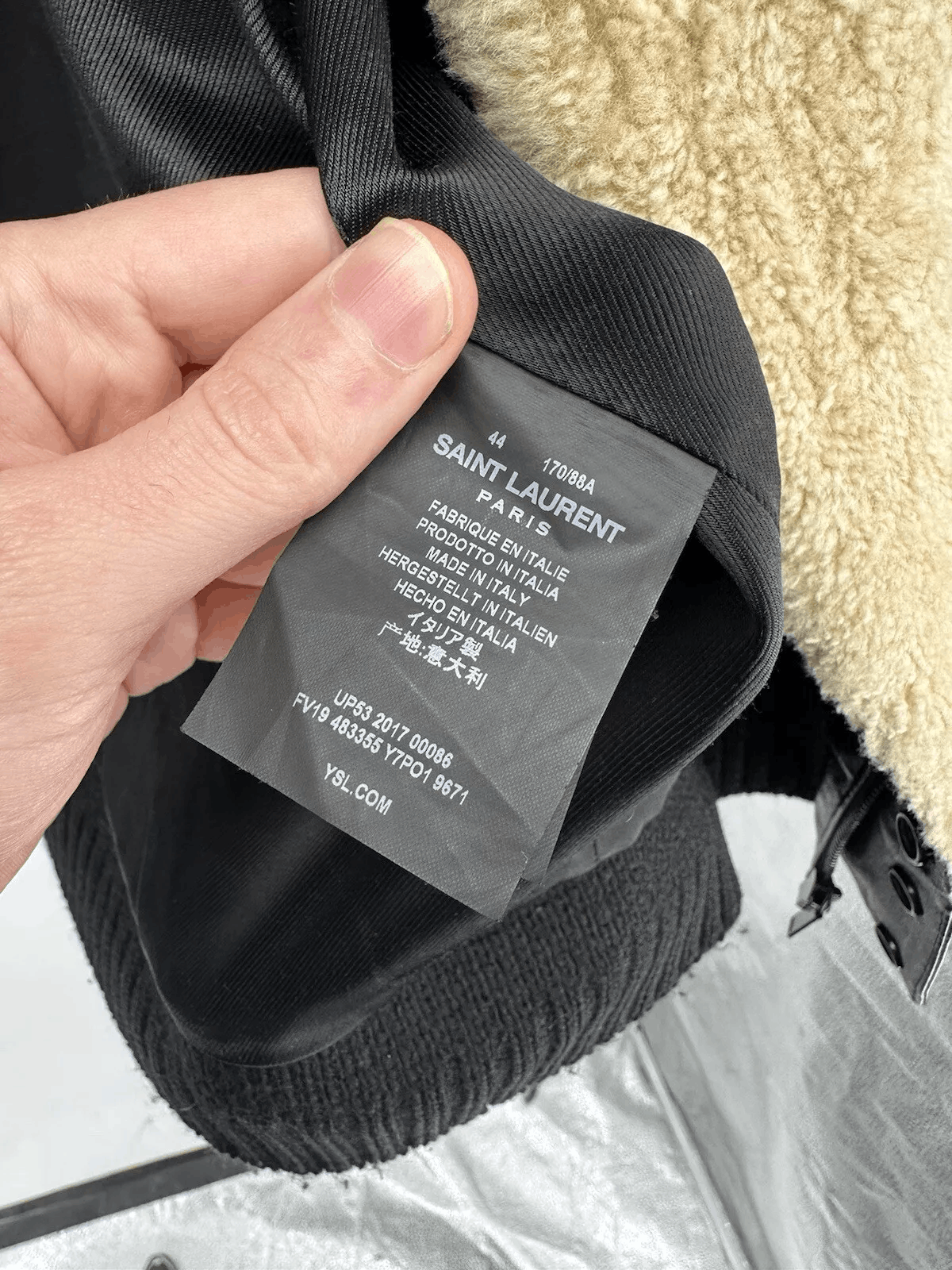 Yves Saint Laurent Saint Laurent Shearling Jacket Teddy FW17 EU 44 Size US S / EU 44-46 / 1 - 7 Thumbnail