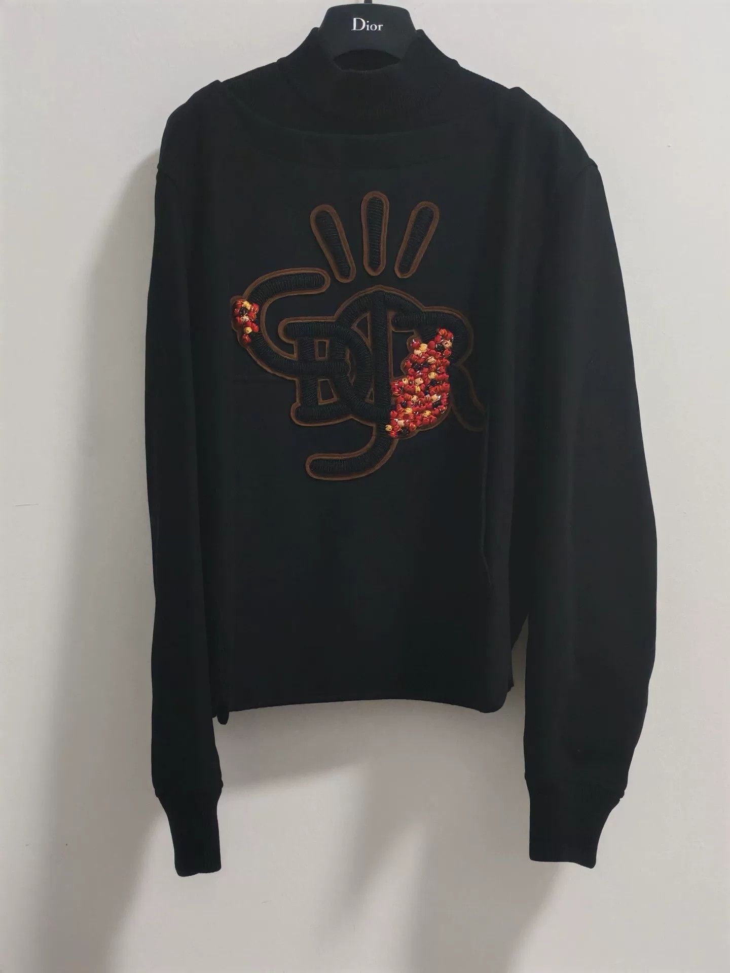 Dior × Travis Scott Dior x Travis Scott Cactus Jack Beaded Sweatshirt Size US S / EU 44-46 / 1 - 1 Thumbnail
