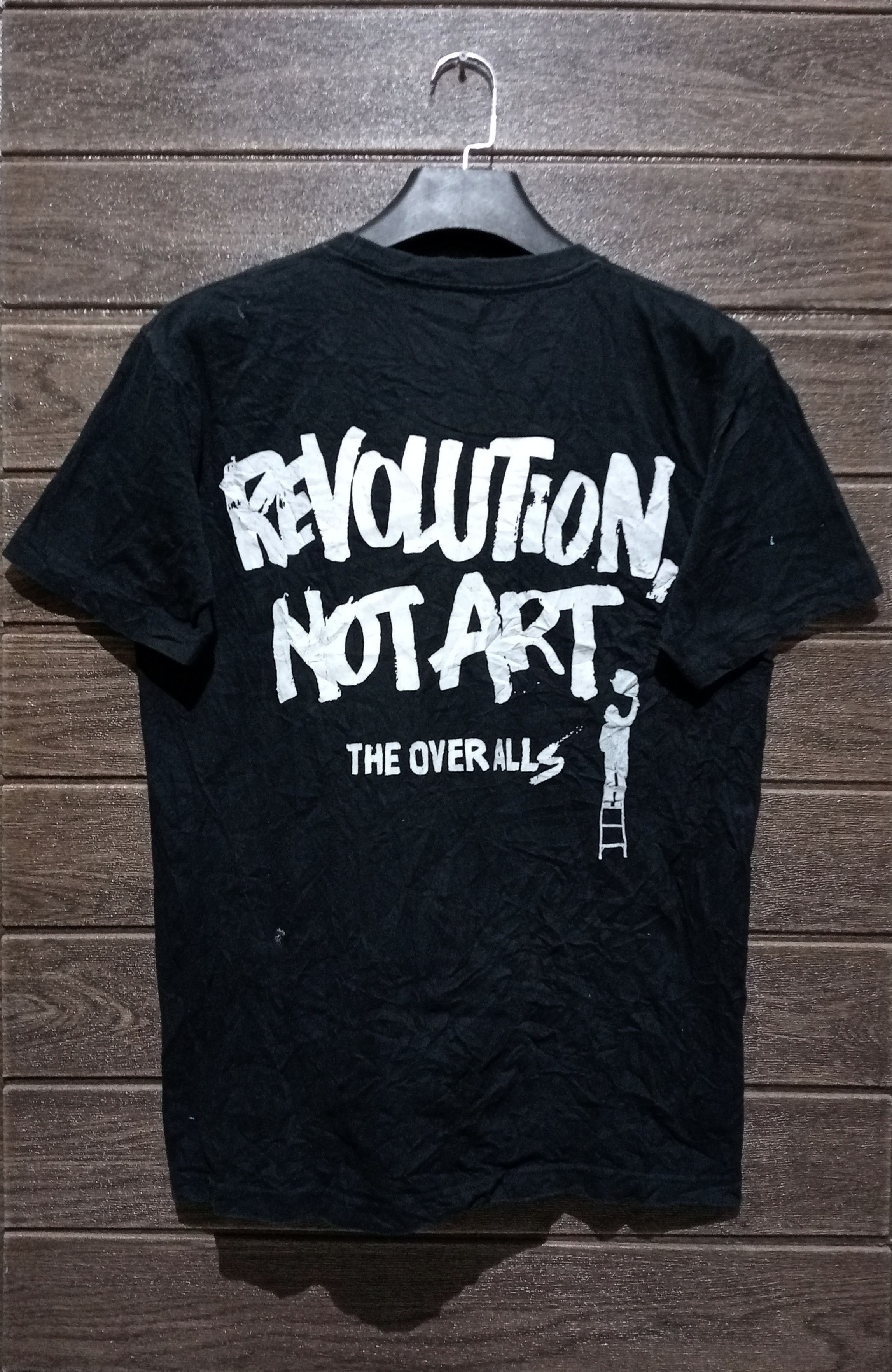 Japanese Brand Vintage Punk LogoXRevolution, Not Art The Overalls Tee Size US L / EU 52-54 / 3 - 1 Thumbnail