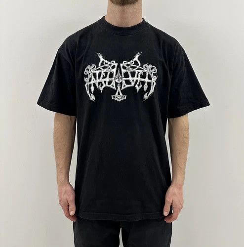 Vintage Vintage 2000s Enslaved 2004 T-Shirt Tee Band Norwegian Metal Size US XL / EU 56 / 4 - 1 Thumbnail