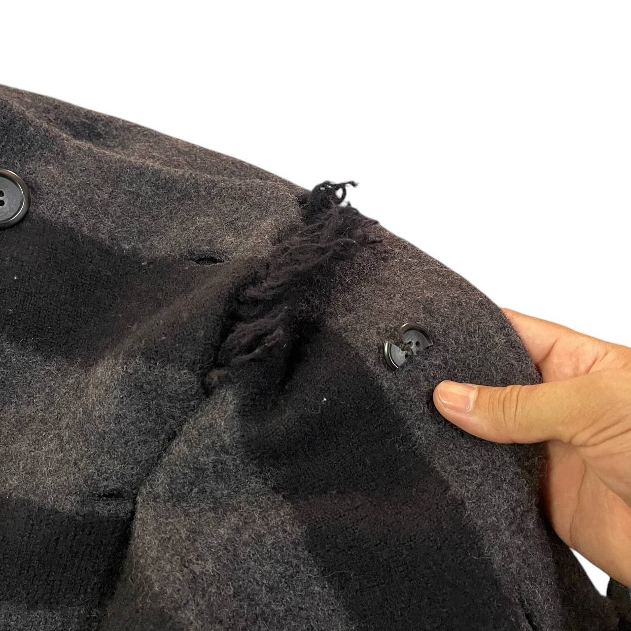 gomme Gomme High Neck Double Breasted Wool Coat Size M / US 6-8 / IT 42-44 - 6 Thumbnail