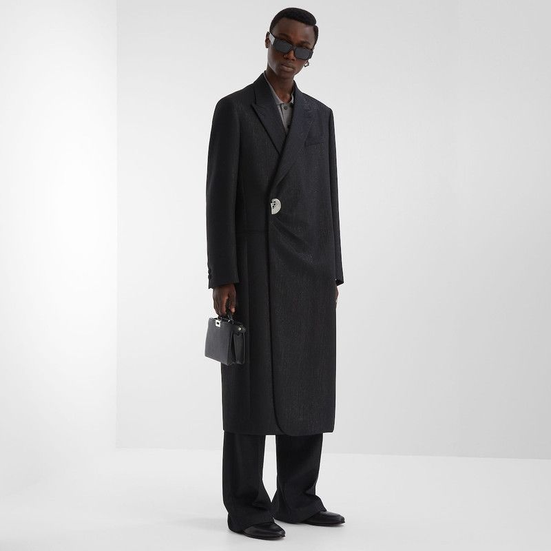 Fendi o1B3y1r0526 Coat in Black Size US S / EU 44-46 / 1 - 4 Thumbnail