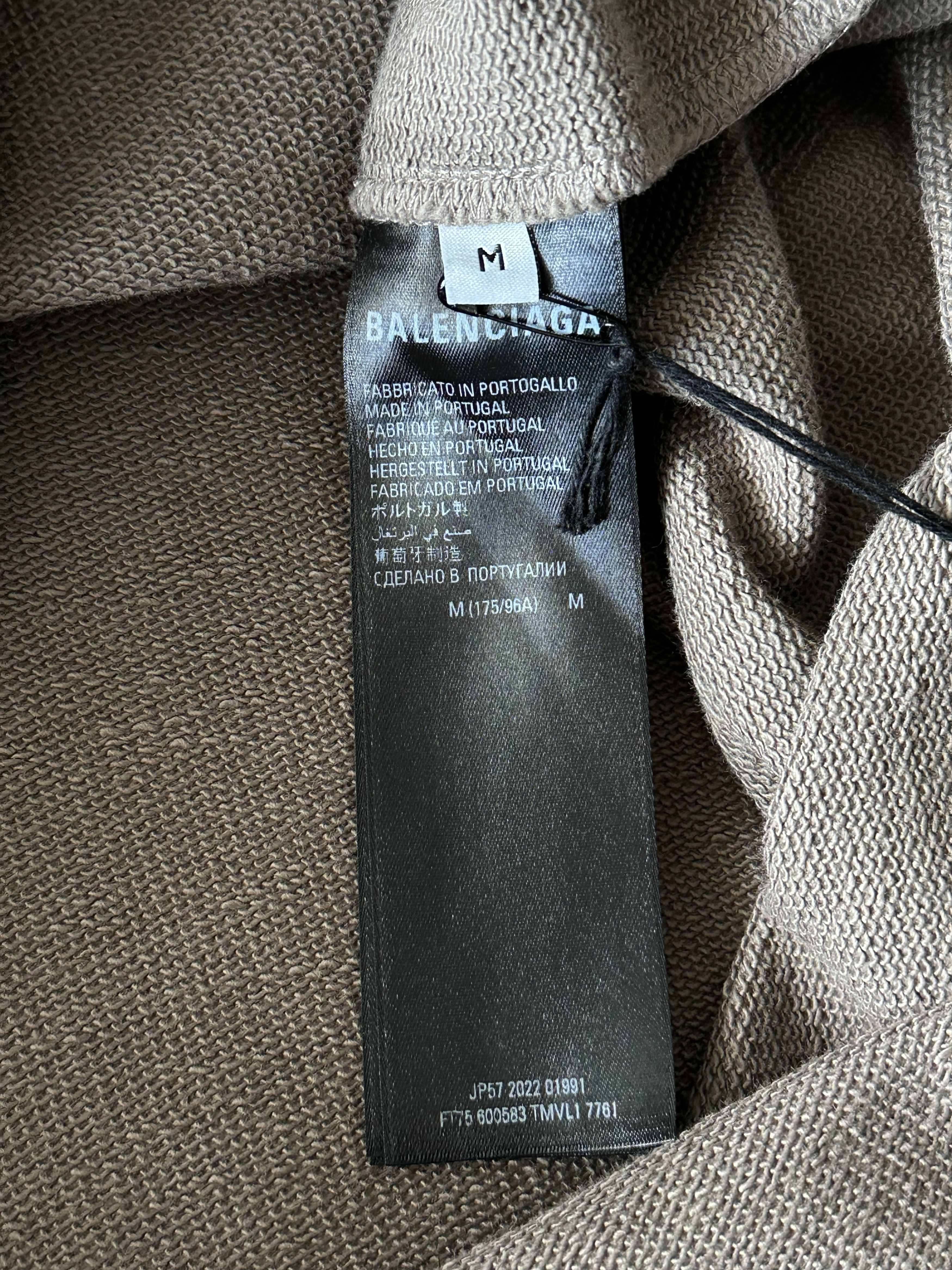 Balenciaga Balenciaga Brown & Black World Food Programme Logo Hoodie Size US XL / EU 56 / 4 - 4 Thumbnail
