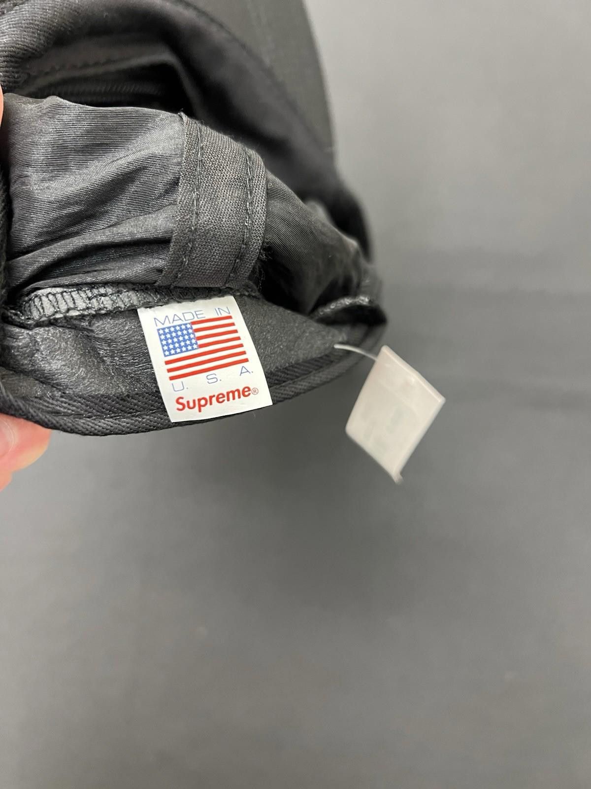 Supreme SS16 Supreme Black Satin Motion Logo Hat Size ONE SIZE - 9 Thumbnail