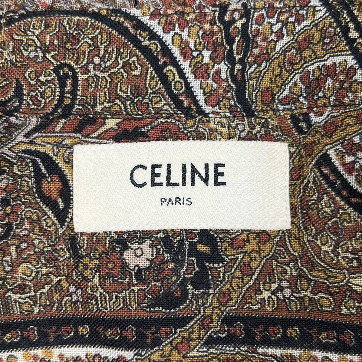 Celine |[ SS20 Celine Paisley Wool-Blend Blouse ]| Size US S / EU 44-46 / 1 - 8 Thumbnail