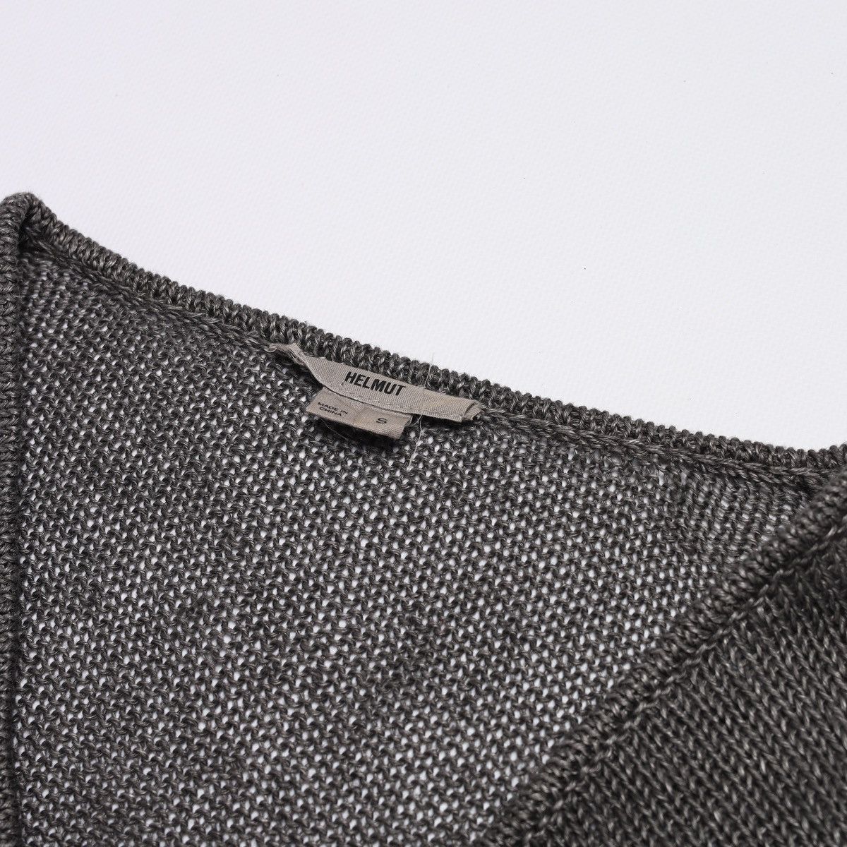 Helmut Lang Helmut Lang Vintage Linen Mesh Sweater Top Metallic Size S / US 4 / IT 40 - 5 Thumbnail