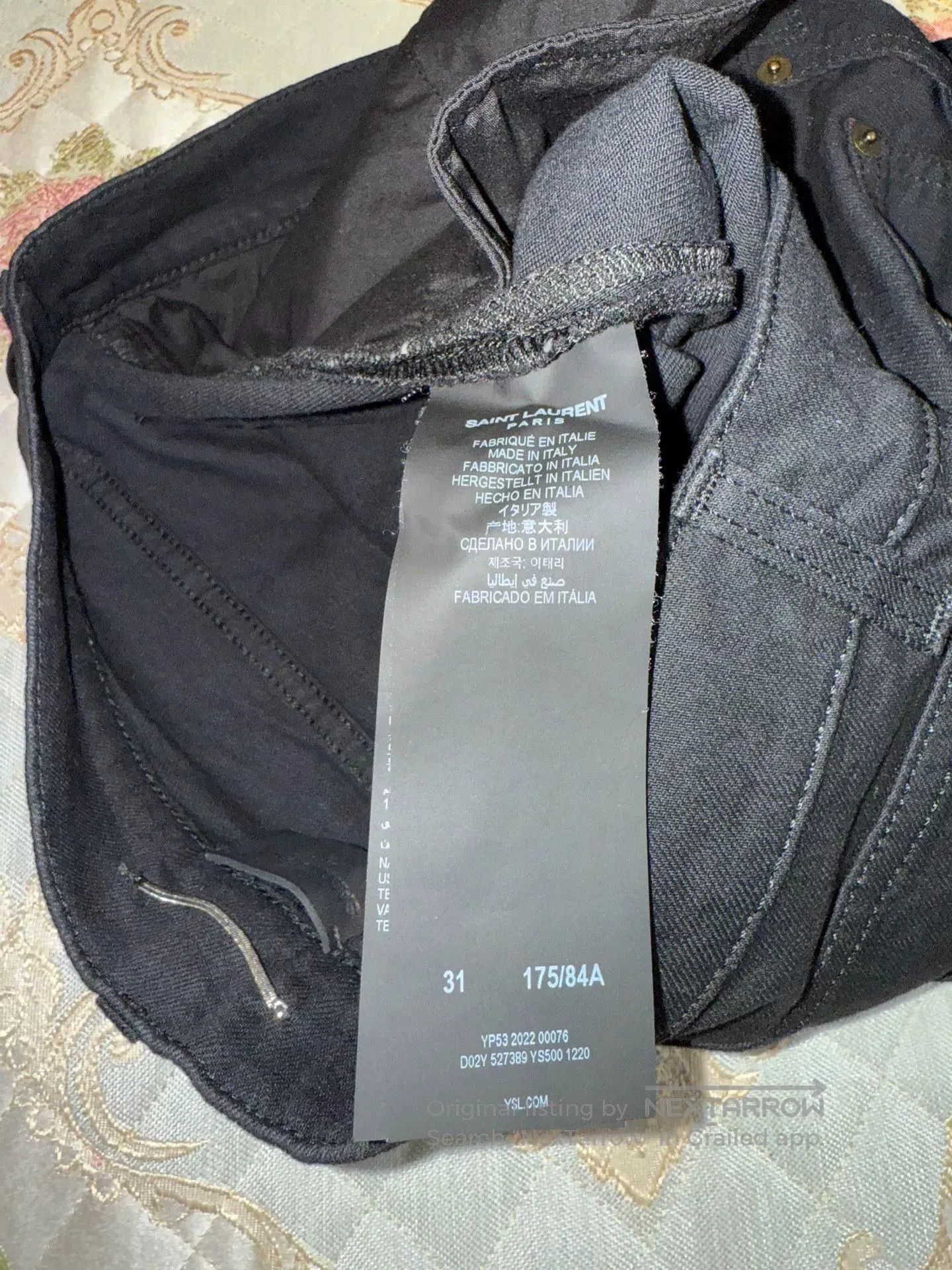 Other Saint Laurent Black Denim Jeans Size 31. Size US 31 - 5 Thumbnail