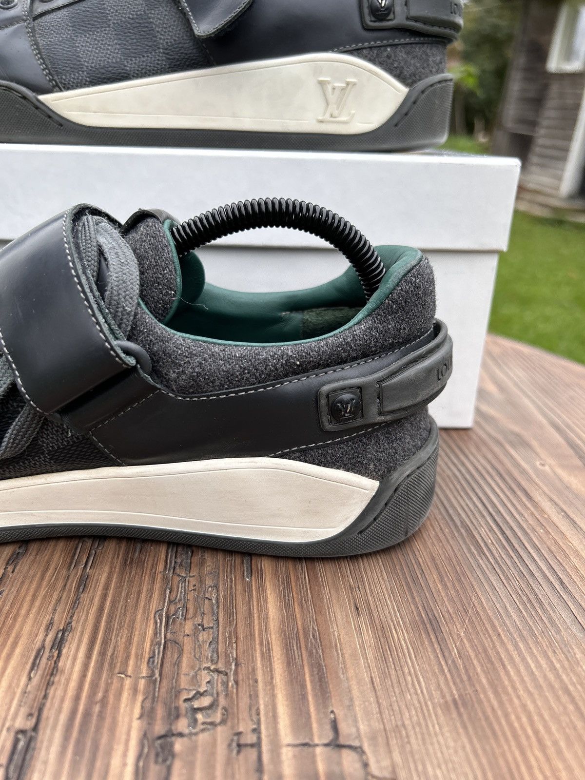 Louis Vuitton Louis Vuitton Elliptic Damier Graphite Low Top Sneakers Size US 7.5 / EU 40-41 - 6 Thumbnail