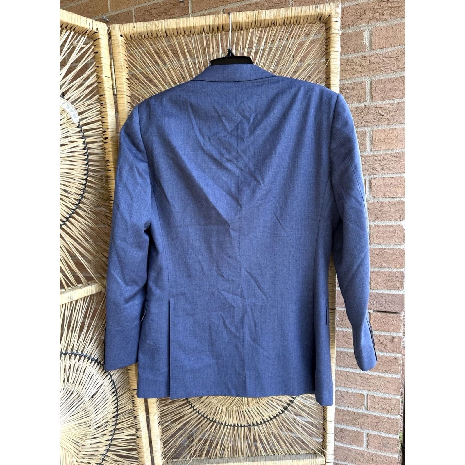 Suitsupply Suitsupply Blue Blazer 48 Slim Fit Wool Italy Sport Coat Jacket Men Size 48R - 6 Thumbnail