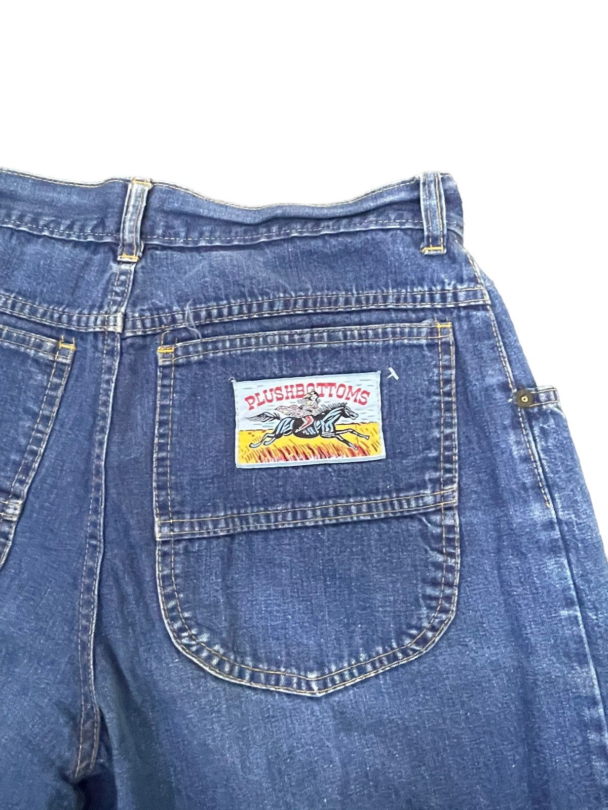 Vintage Vintage 70’s Plushbottom Denim Size 30" / US 8 / IT 44 - 7 Thumbnail