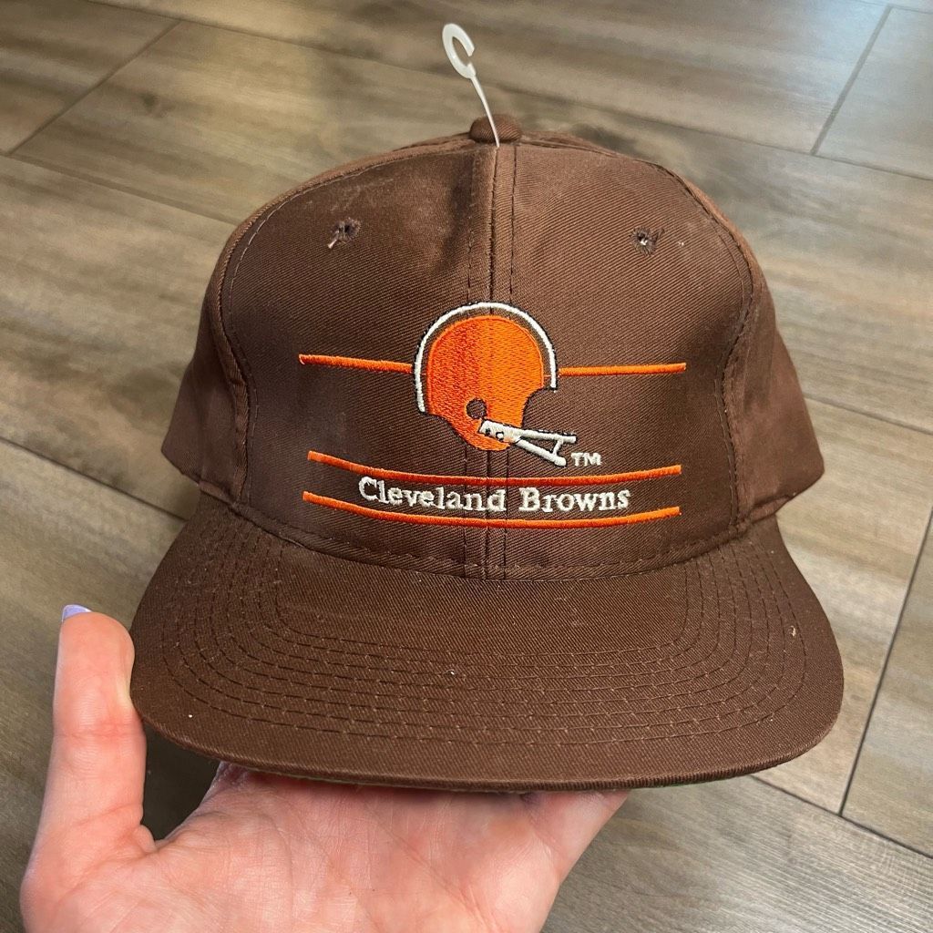 The Game Vintage Annco Cleveland Browns Brown Snapback Hat Size ONE SIZE - 1 Thumbnail