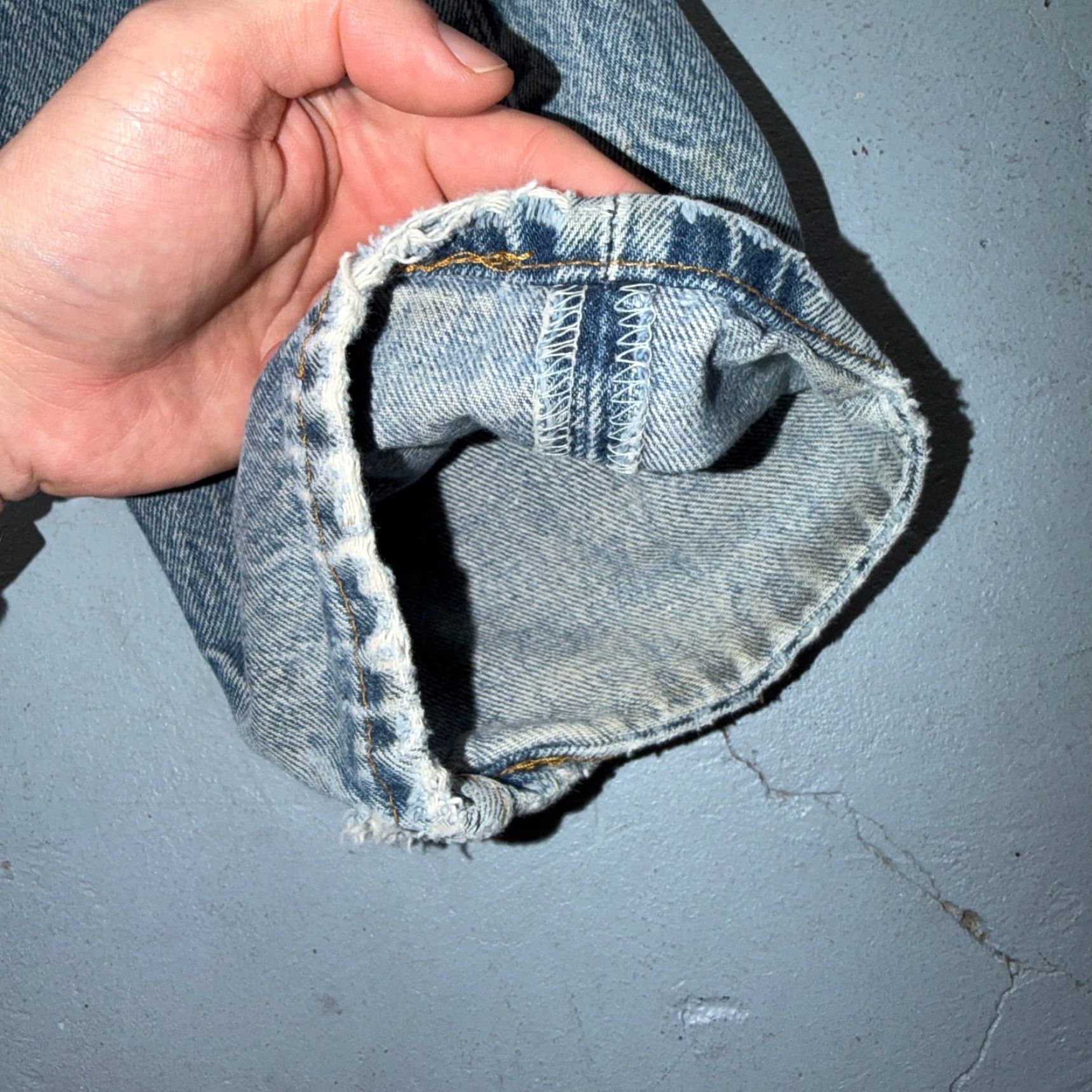 Levi's VINTAGE Levi's 501 Jeans Men USA 90s Light Blue 29x32 Straight Classic 5-Pocket Denim Cotton Size US 29 - 4 Thumbnail
