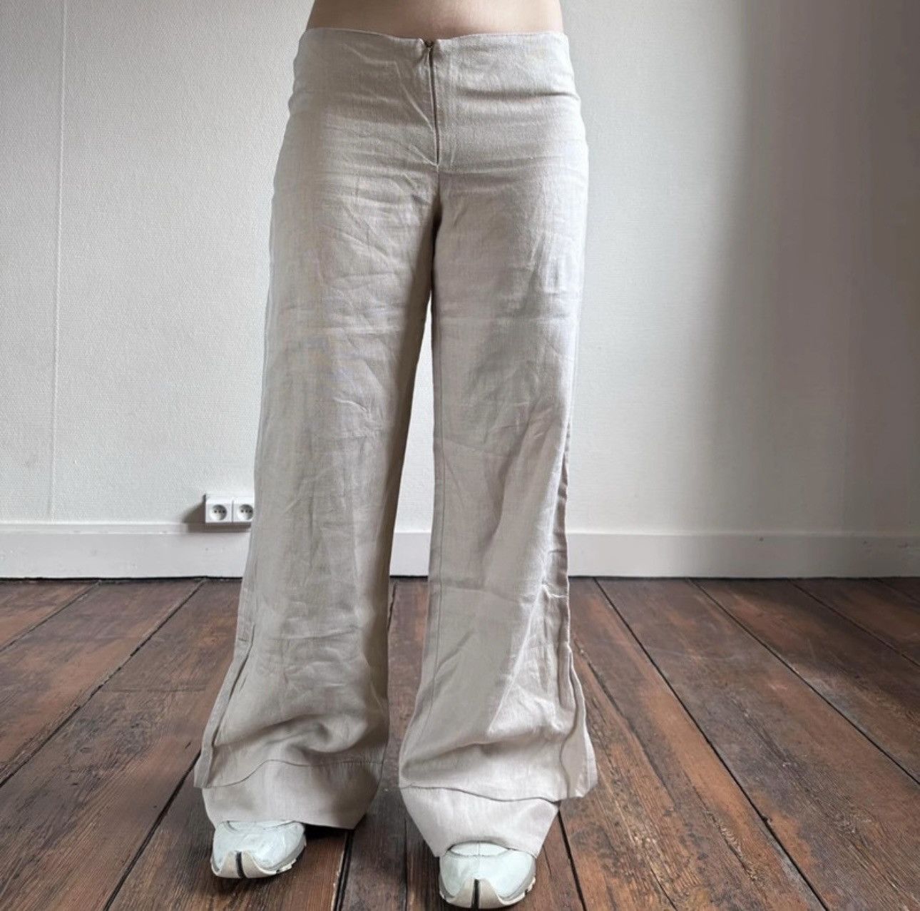 Cop Copine Cop Copine linen wide cargo pants gorpcore Size 29" - 2 Thumbnail