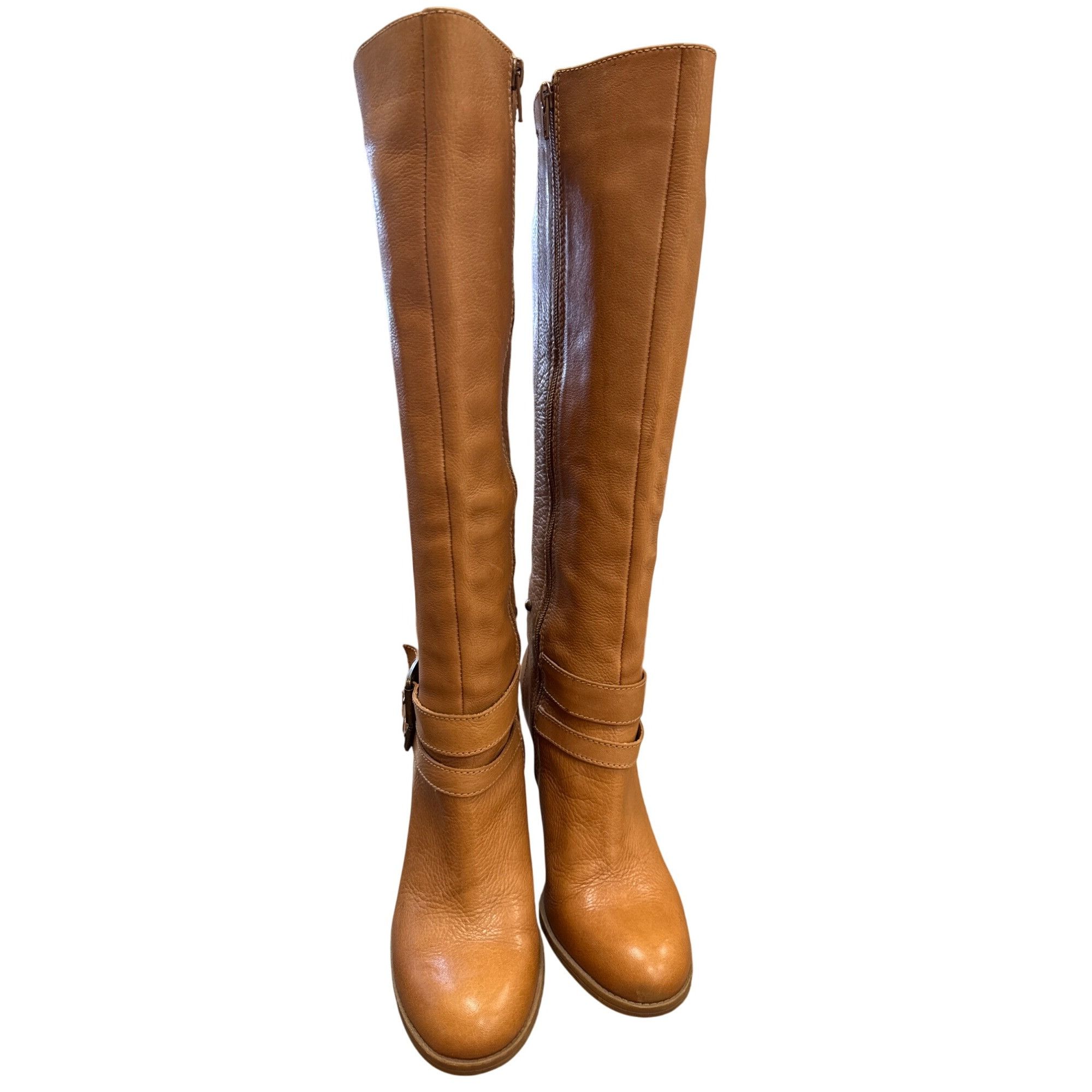 Nine West Nine West Womens Brown Leather Knee-High Boots Size 7.5M SKU Size US 7.5 / IT 37.5 - 7 Thumbnail