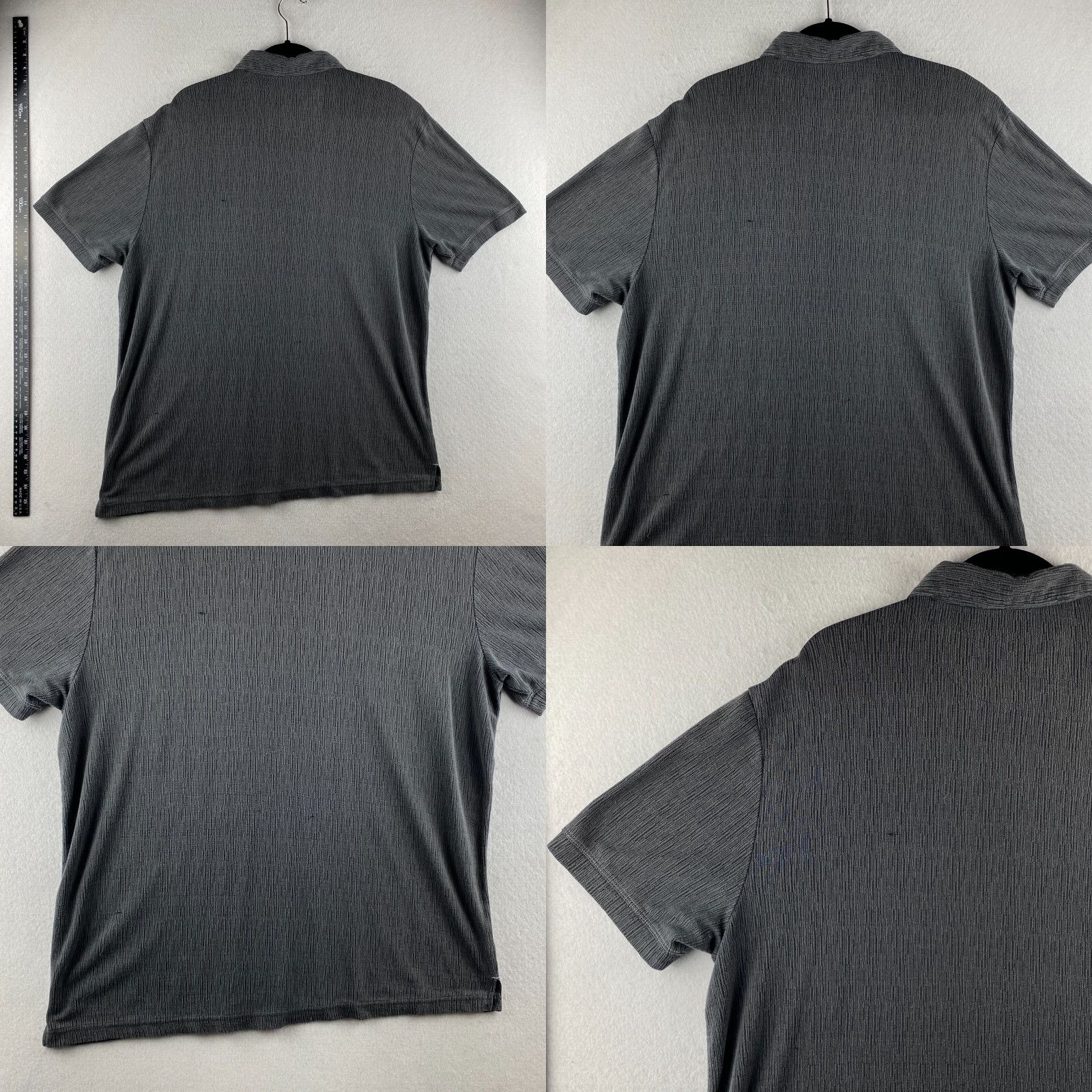 Nat Nast Nat Nast Polo Shirt Mens XL Gray Modal Collared Short Sleeve Casual Comfort Shirt Size US XL / EU 56 / 4 - 9 Thumbnail