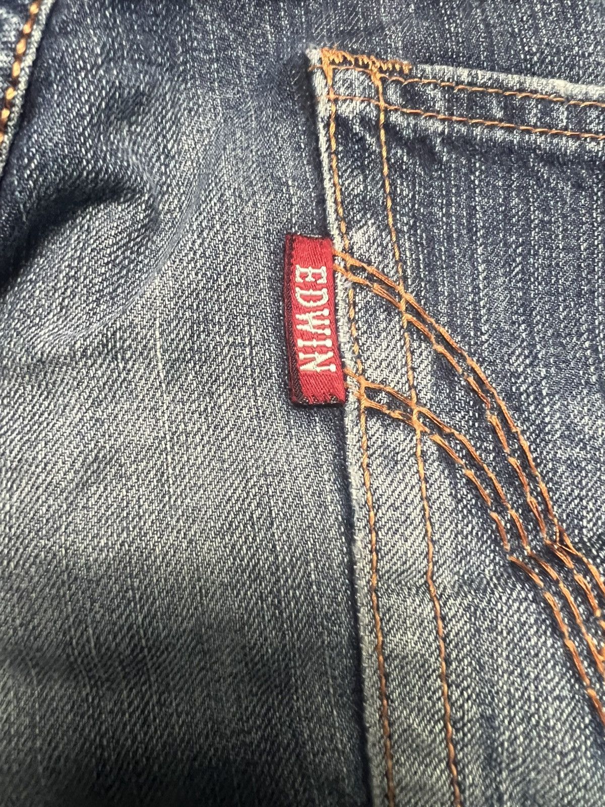 Edwin Edwin Japan Denim Ripped Distressed Relaxed Fit Jeans (42) Size US 30 / EU 46 - 18 Thumbnail