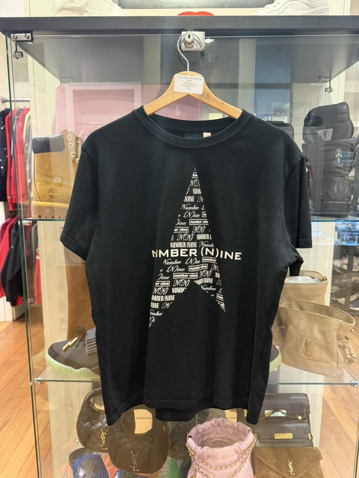 Number (N)ine × Supreme Supreme®/Number (N)ine Manson Tee Black