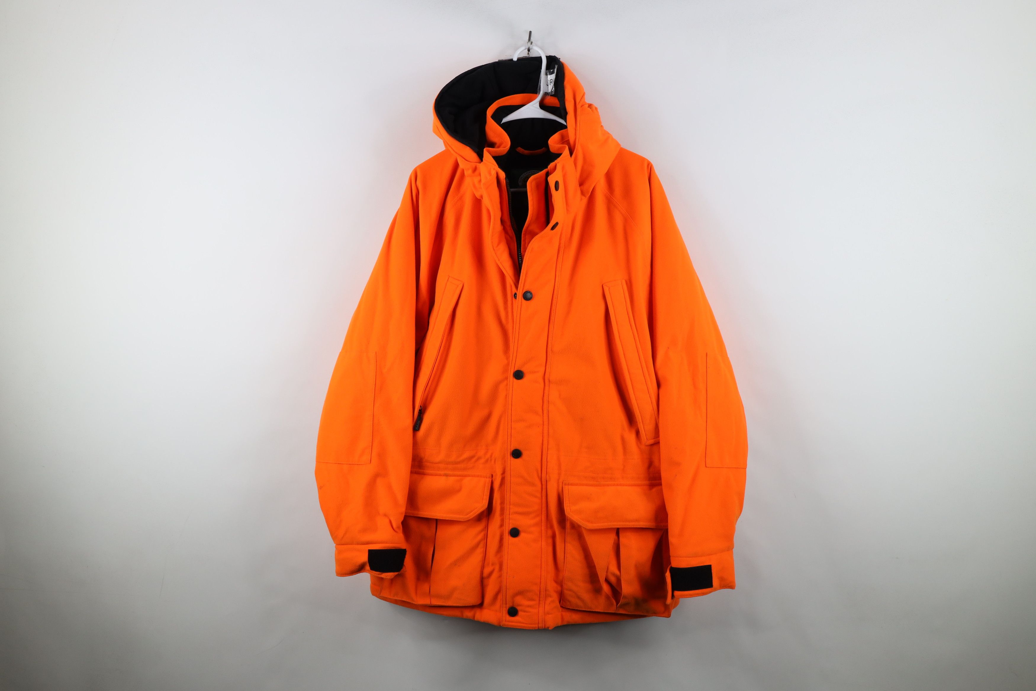 Cabelas Vintage Cabelas Dry Plus Soft Cloth Hooded Chore Jacket Size US L / EU 52-54 / 3 - 1 Thumbnail