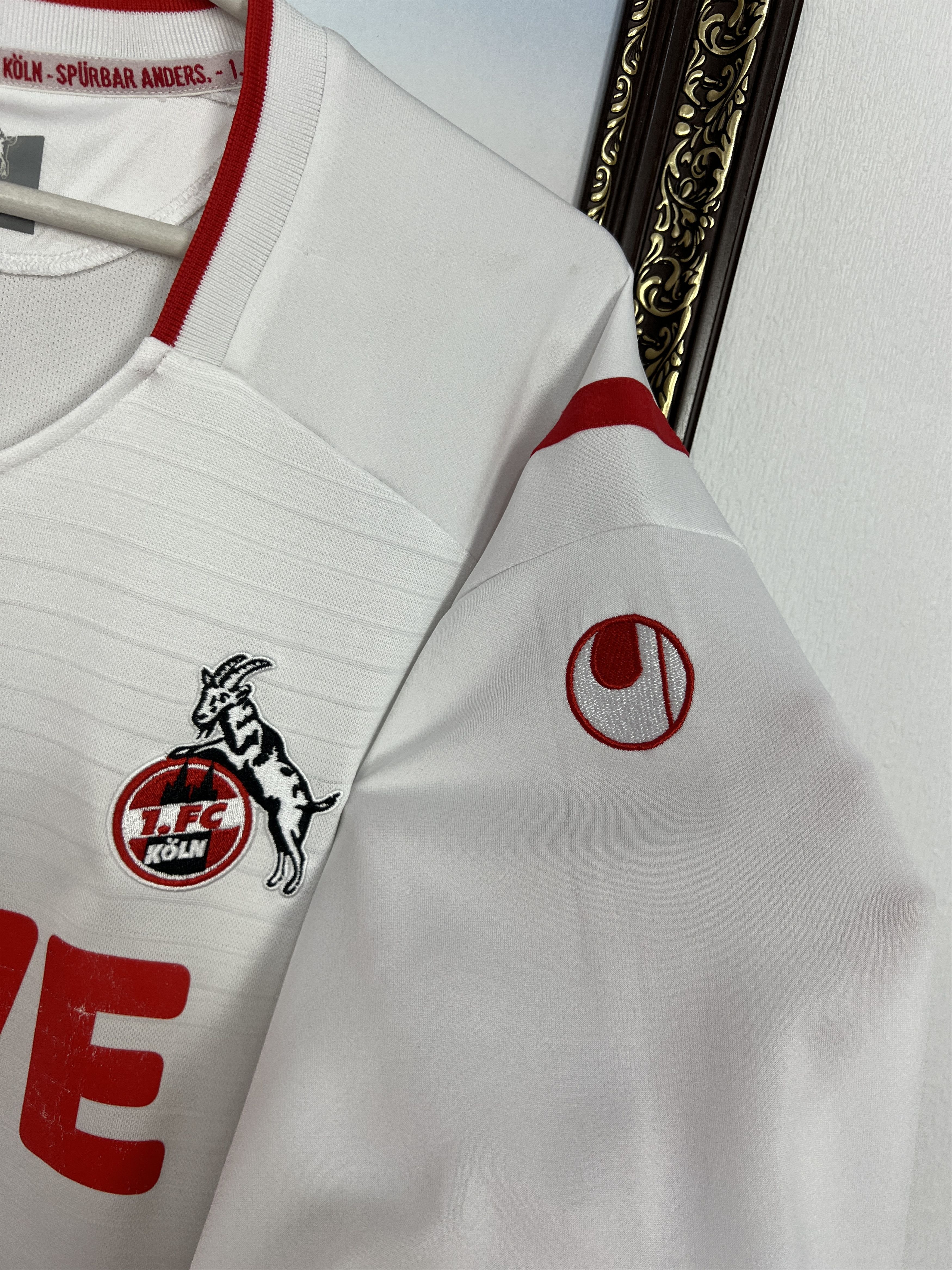 Vintage 1. FC Koln Home football shirt Soccer Jersey Trikot Size 5XL Size US XXL / EU 58 / 5 - 4 Thumbnail
