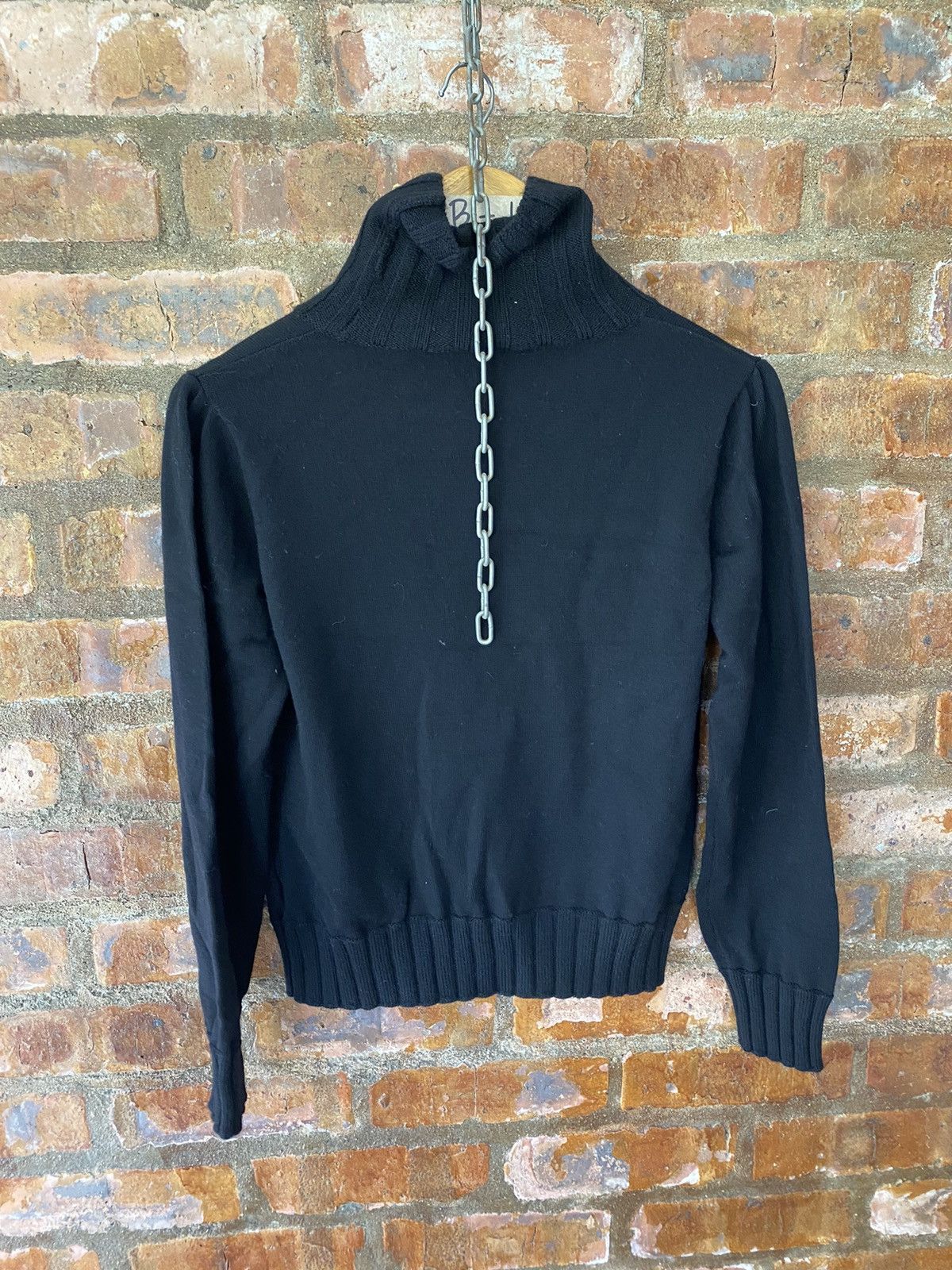 Y's 1990s pierre cardin intarsia Horse knit Size M / US 6-8 / IT 42-44 - 7 Thumbnail