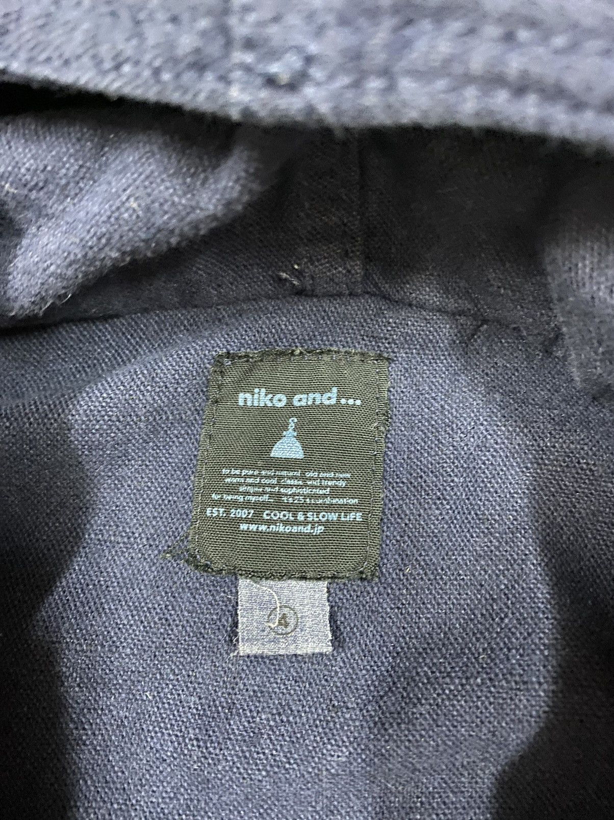 Indigo Vtg🔥Niko And…Pullover Anorak Workers Indigo Jacket Size US L / EU 52-54 / 3 - 17 Thumbnail