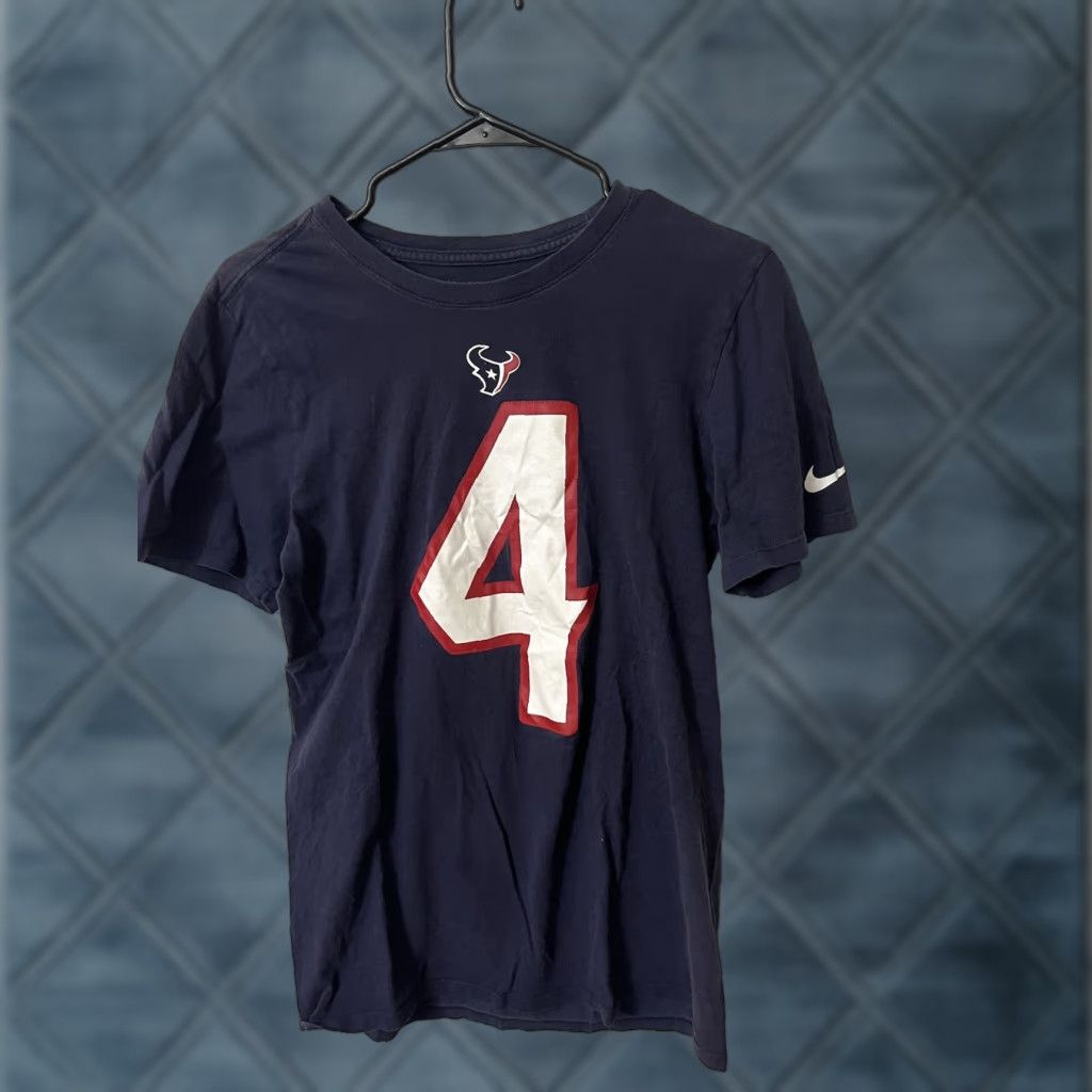 Nike VINTAGE The Nike Tee NFL Houston Texans Mens Small Blue T-Shirt Deshaun Watson #4 Tee Size US S / EU 44-46 / 1 - 1 Thumbnail
