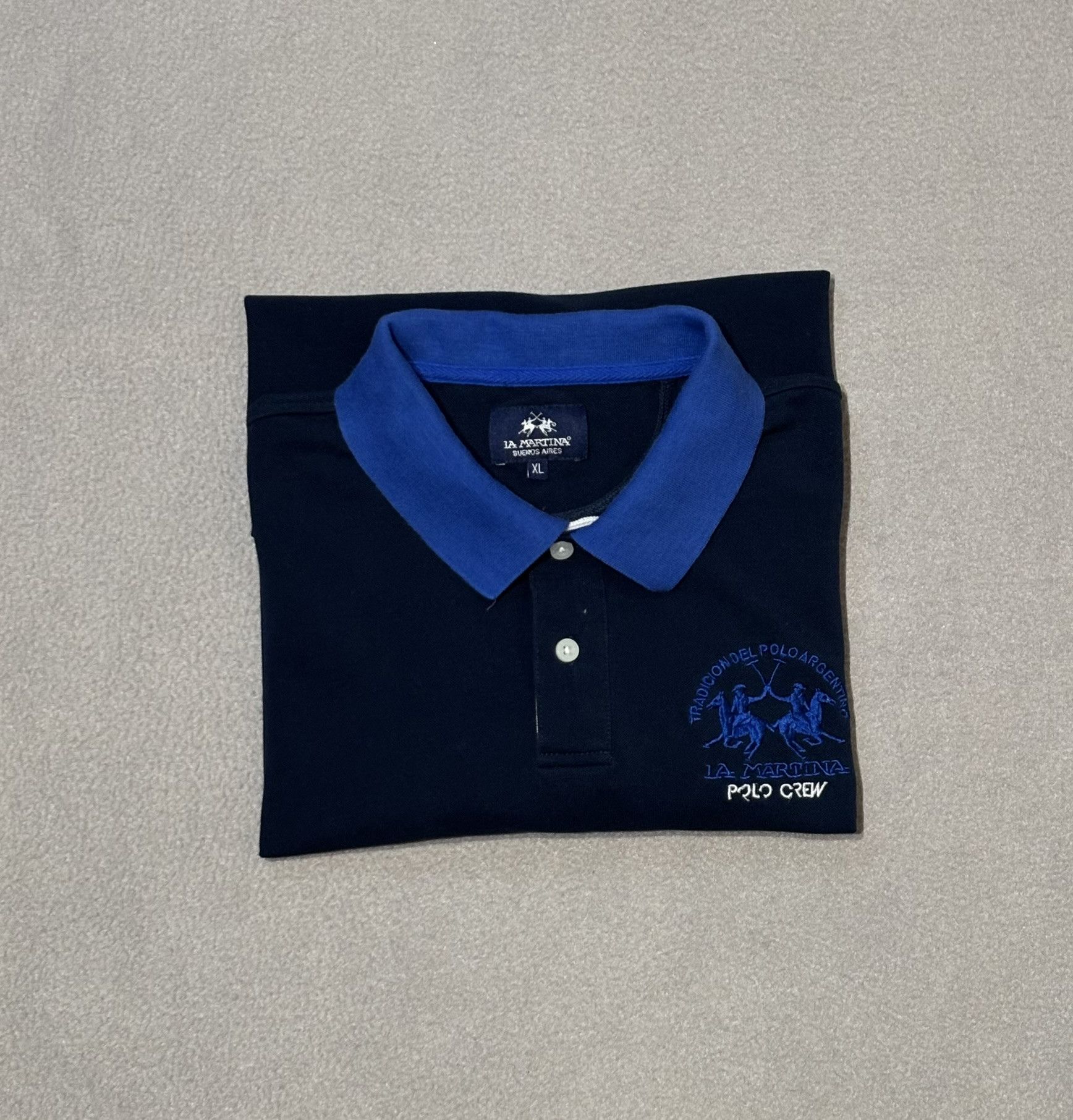 La Martina La Martina slim fit Navy Polo Size. XL Size US XL / EU 56 / 4 - 14 Thumbnail