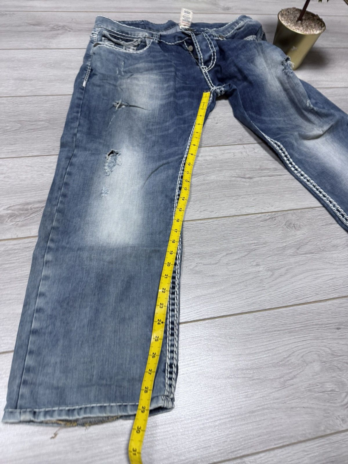 True Religion True Religion horse shoe stitched USA jackson distress jeans Size US 38 / EU 54 - 13 Thumbnail