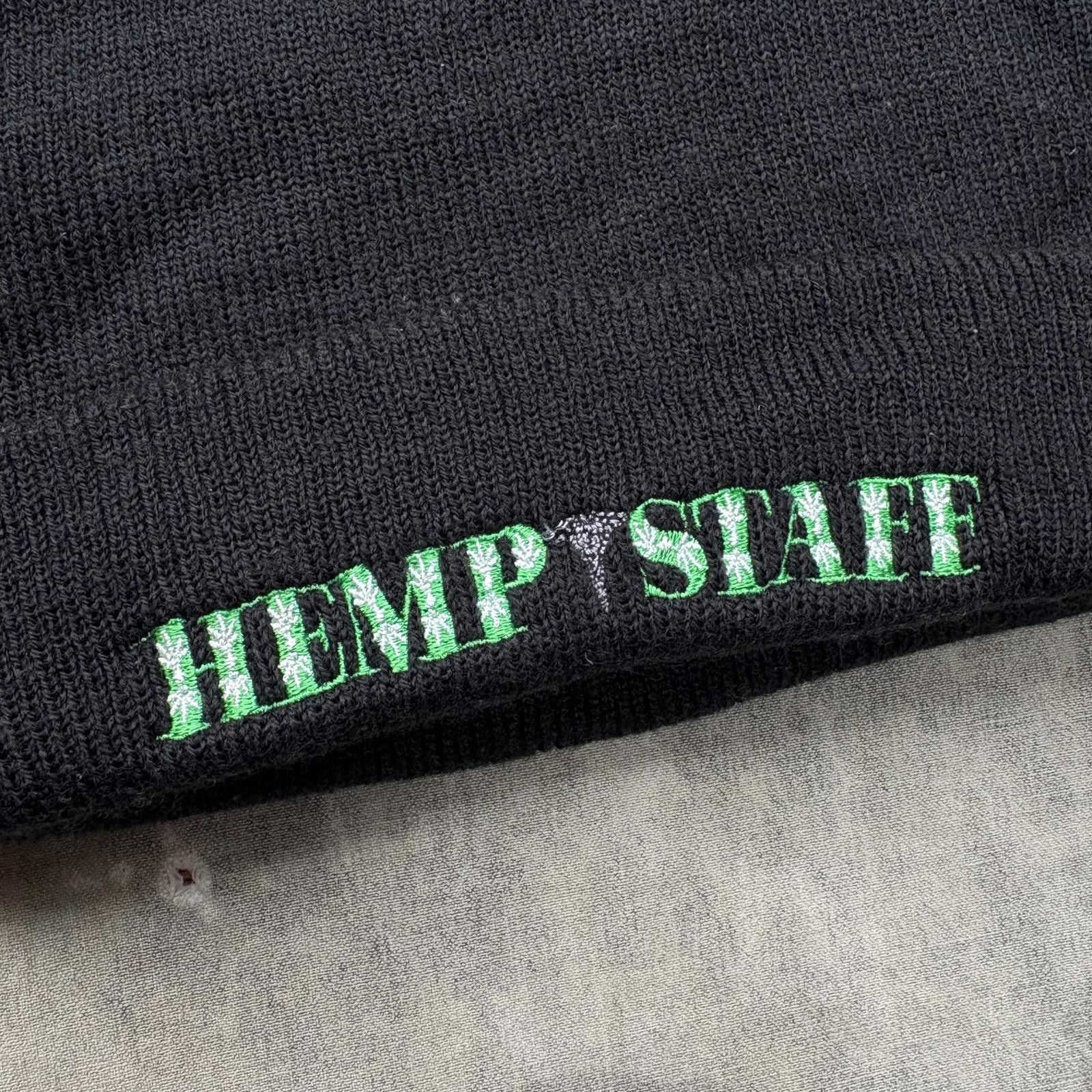 Vintage Vintage Y2K Hemp Staff Weed Marijuana Skater Grunge Beanie Size ONE SIZE - 2 Thumbnail