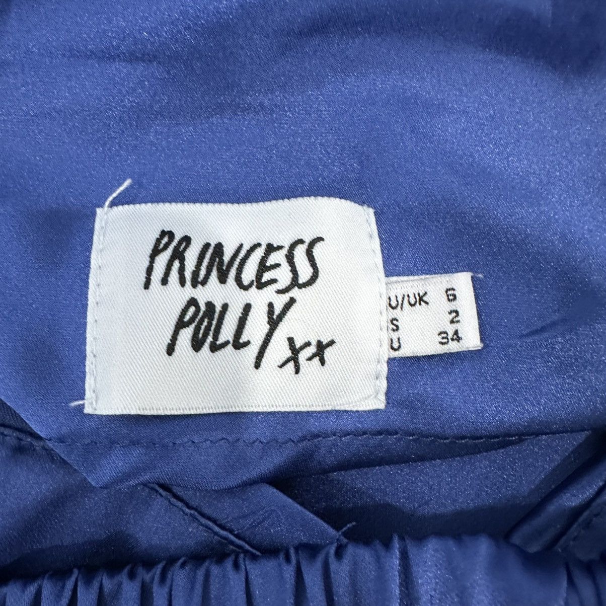 PRINCESS POLLY Princess Polly Shellie Mini Satin Strapless Dress Size 2 Size XS / US 0-2 / IT 36-38 - 5 Thumbnail