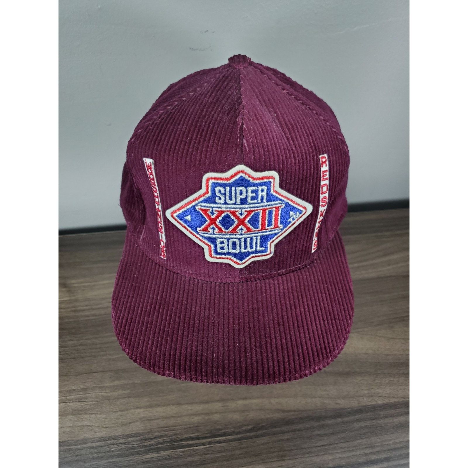 NFL × Vintage Washington Redskins Hat Super Bowl Corduroy Snapback Cap AJD Size ONE SIZE - 4 Thumbnail