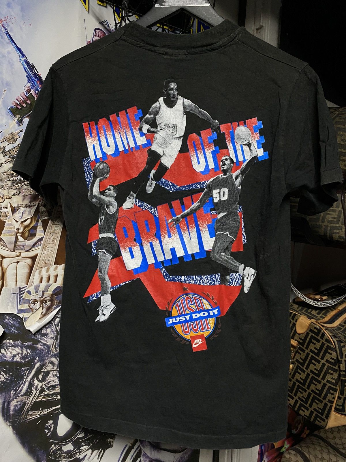 Jordan Brand × Nike × Vintage Vintage 90’s Nike Team USA Michael Jordan T-Shirt Small Size US S / EU 44-46 / 1 - 3 Thumbnail