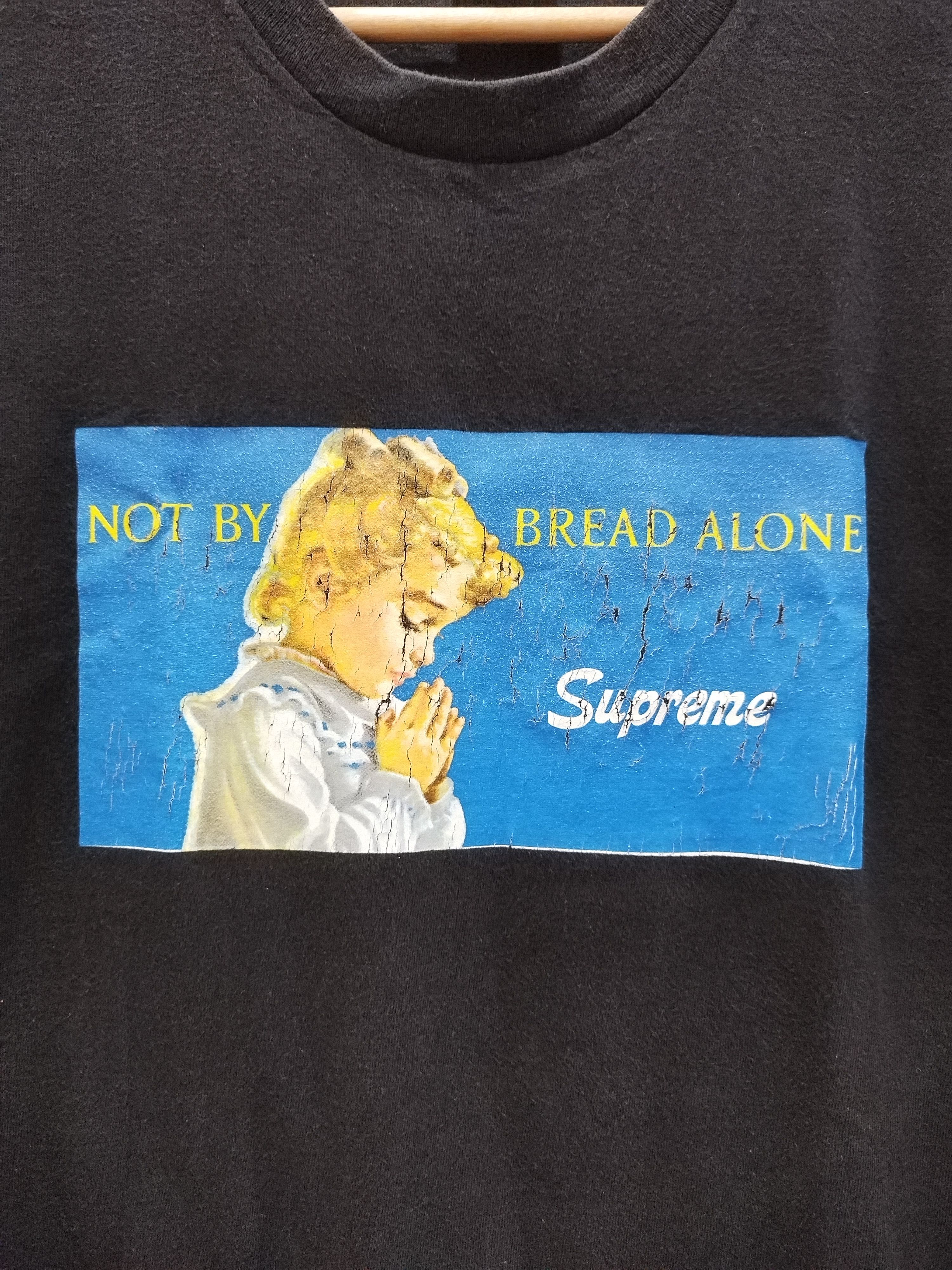 Supreme SUPREME NOT BY BREAD ALONE TEES Size US M / EU 48-50 / 2 - 2 Thumbnail