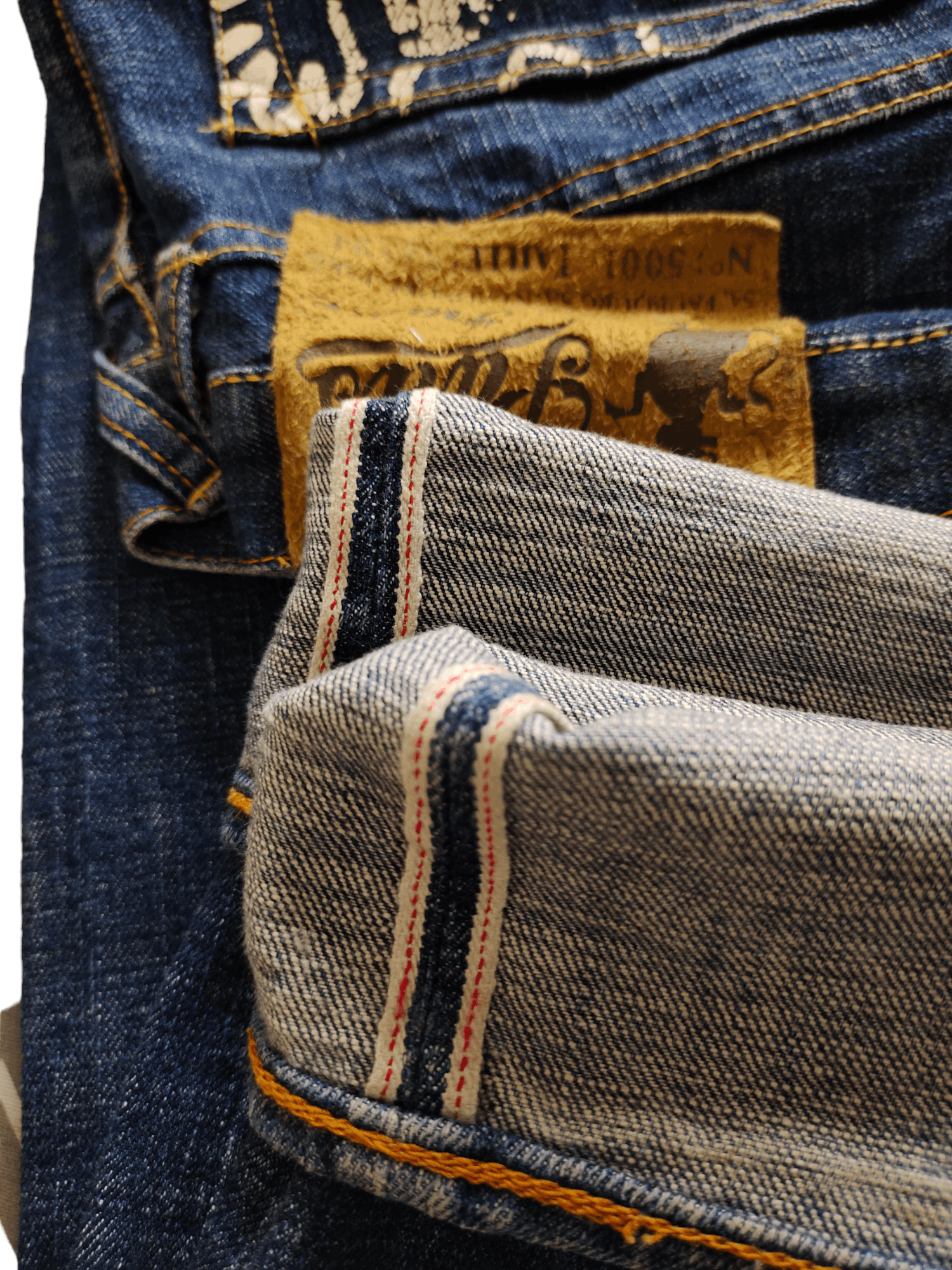 Evisu Vintage Evisu Calvin Leong Big Daicock Selvedge Denim Jeans Size US 32 / EU 48 - 20 Thumbnail