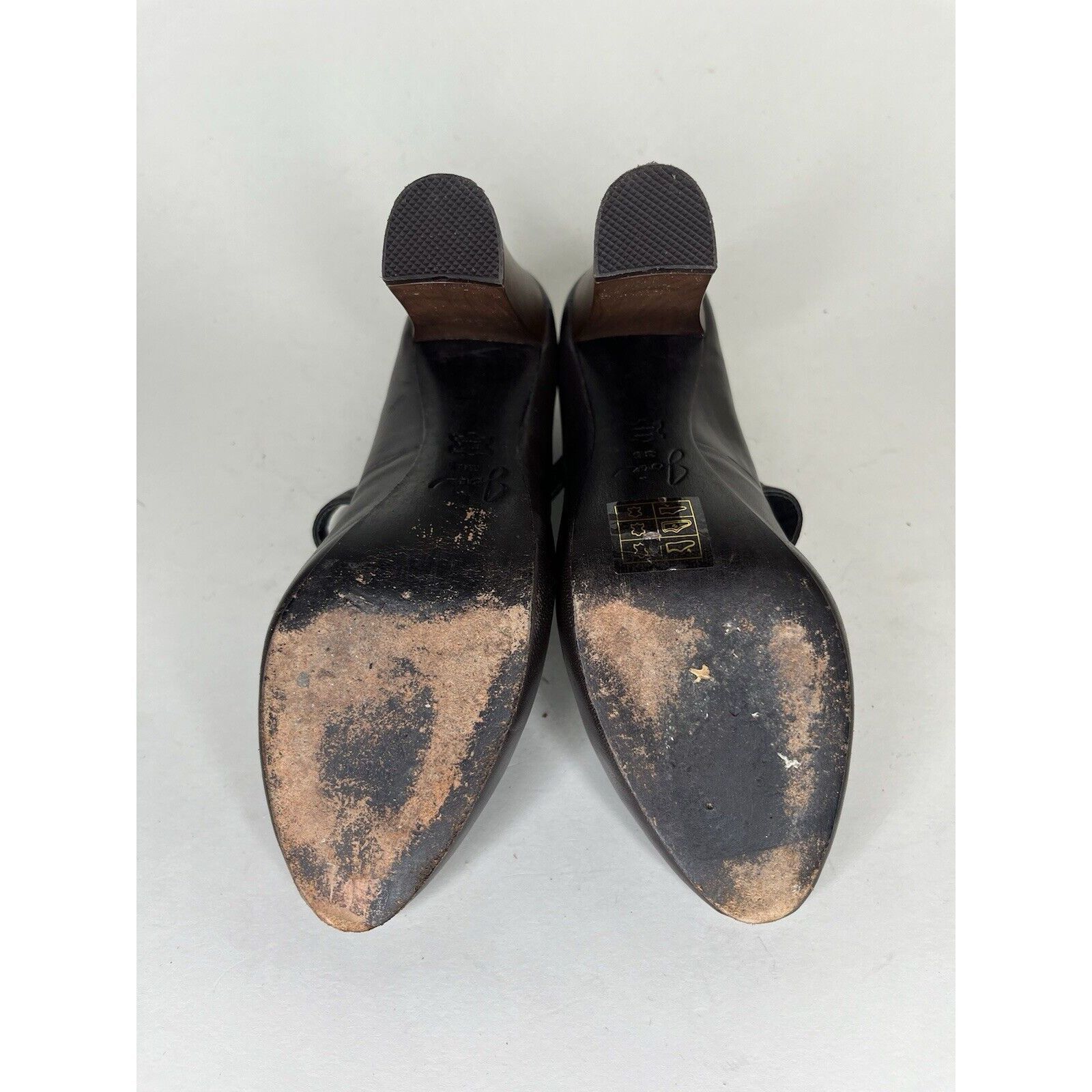 Joie Joie Brown Leather Mary Jane Strap Wooden Pump Heel Shoes Wo Size US 6 / IT 36 - 11 Thumbnail