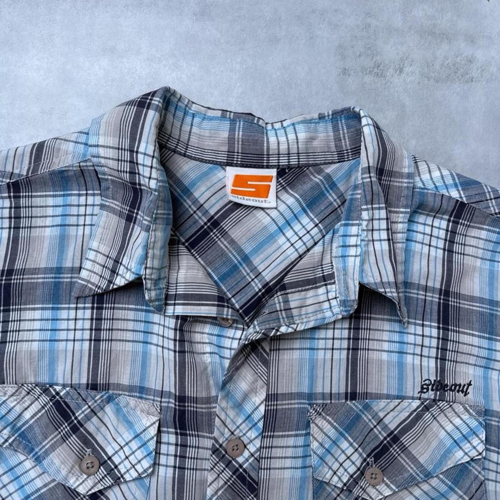 Sideout Y2K Sideout Button Up Skater Shirt Size US M / EU 48-50 / 2 - 7 Thumbnail