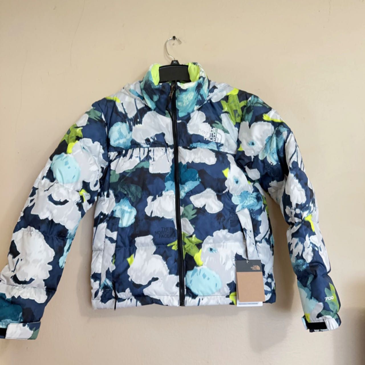 image of The North Face Women's 1996 Retro Nuptse Jacket in Blue (Size 2XL)