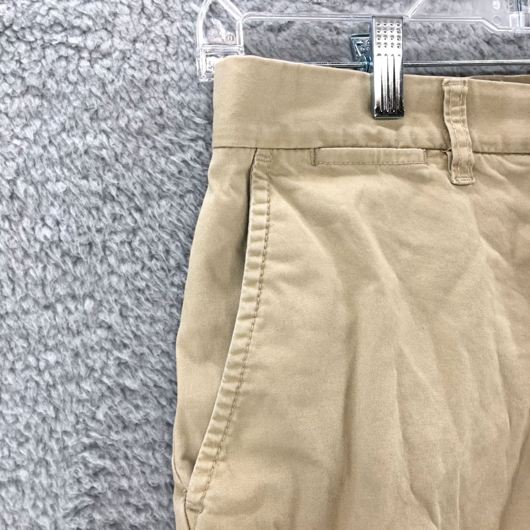 Tommy Hilfiger Tommy Hilfiger Chino Shorts Mens 30 Beige Mid Rise Zip Fly Flat Front Casual Size US 30 / EU 46 - 2 Thumbnail