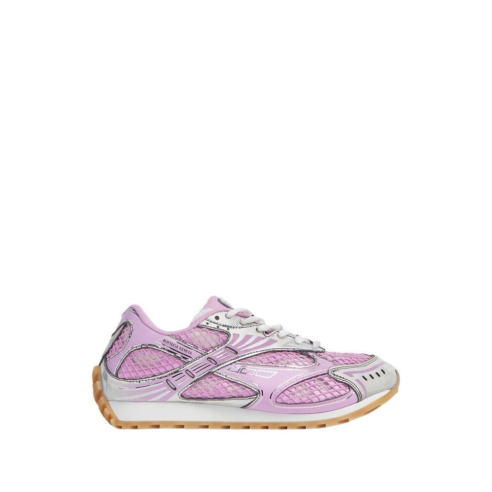 BOTTEGA VENETA Orbit Men's Gloss/Silver Sneakers New & Authe