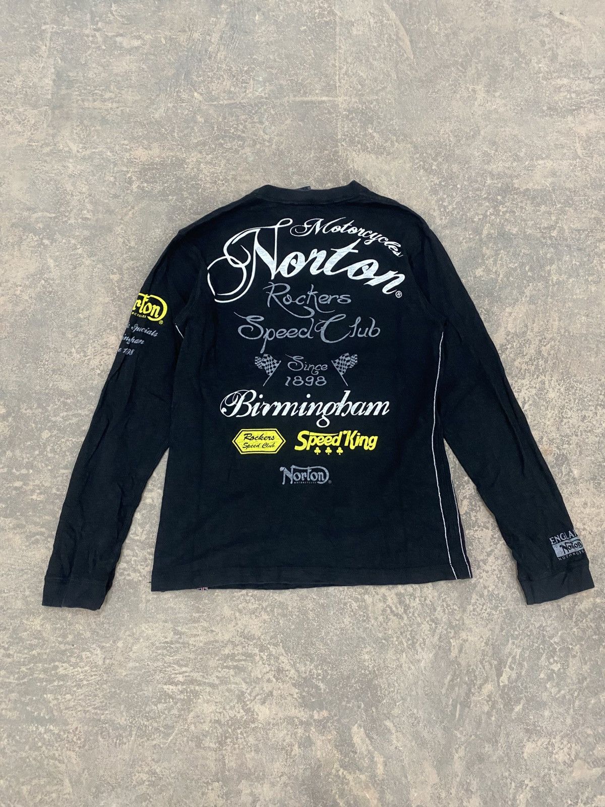 Hysteric Glamour Sick☠️ Norton Motor Racing Poem 90s Punk LGB Y2K Size US S / EU 44-46 / 1 - 16 Thumbnail