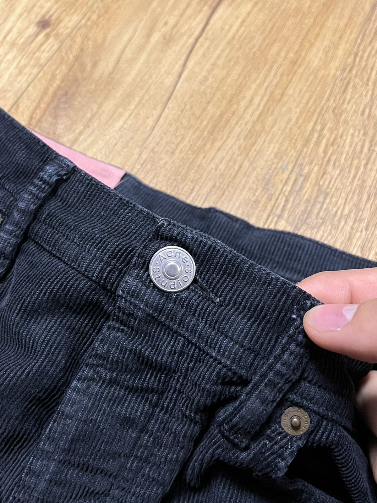 Acne Studios Acne Studios Corduroy Black Straight Denim Size US 30 / EU 46 - 5 Thumbnail