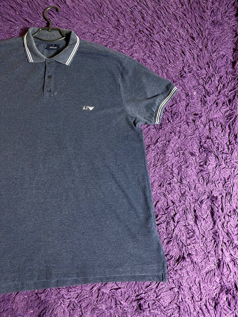 Armani × Vintage Armani Jeans vintage luxury designer basic logo polo tee Size US XL / EU 56 / 4 - 13 Thumbnail