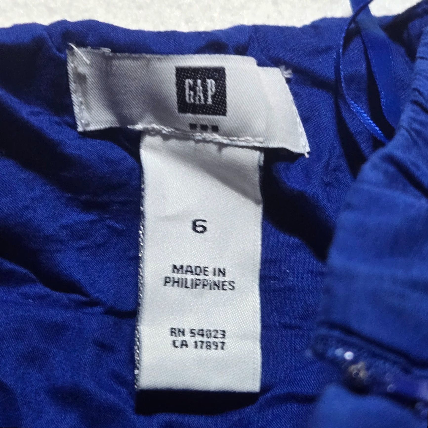 Gap Gap Dress Adult Womens Size 6 Blue Linen Blend A-Line Strapless Sleeveless Short Casual 6 Womens Blue Linen Blend Dress Size M / US 6-8 / IT 42-44 - 3 Thumbnail