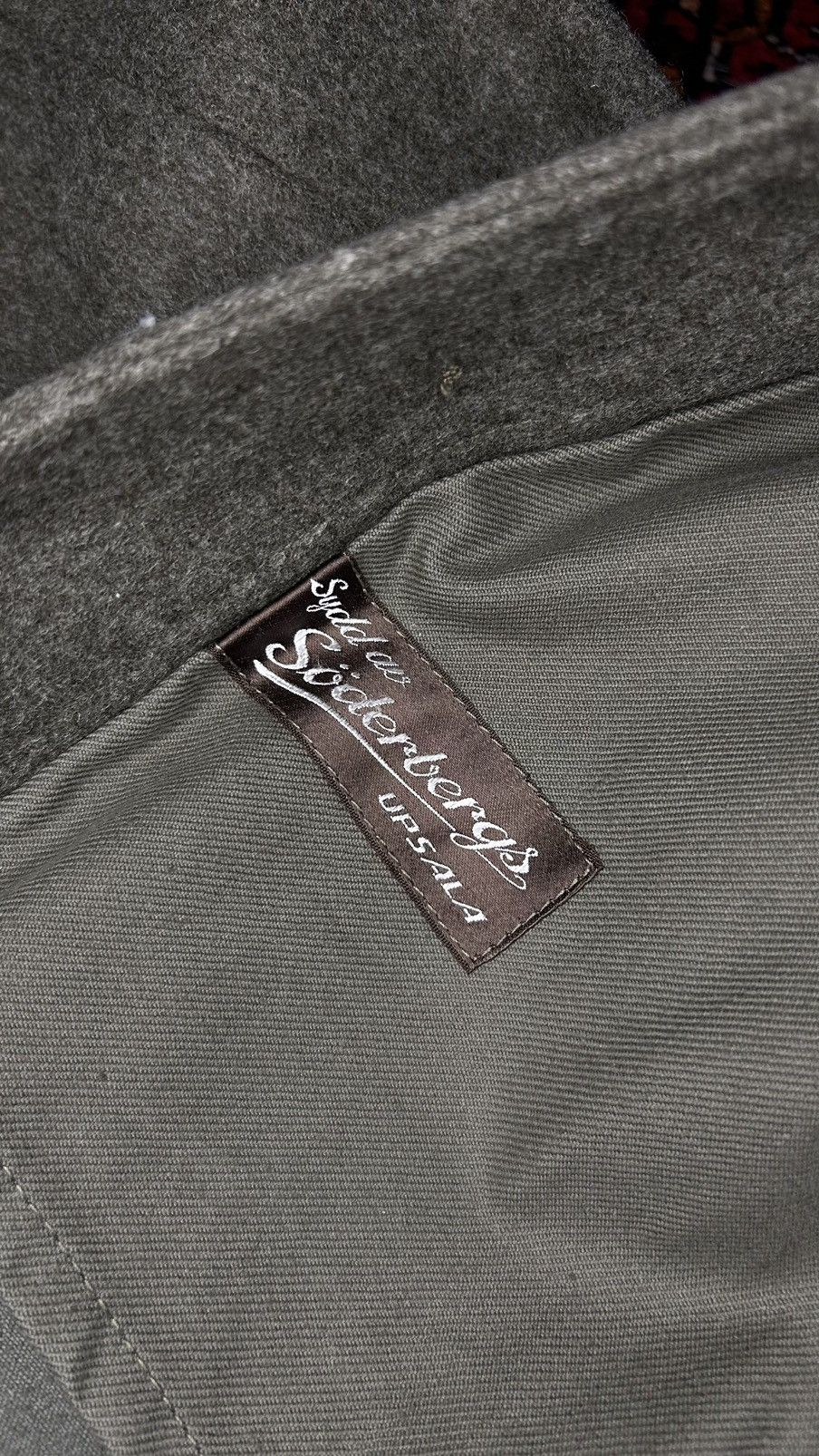 Vintage Swedish 1957 Military Wool Coat Size US L / EU 52-54 / 3 - 4 Thumbnail