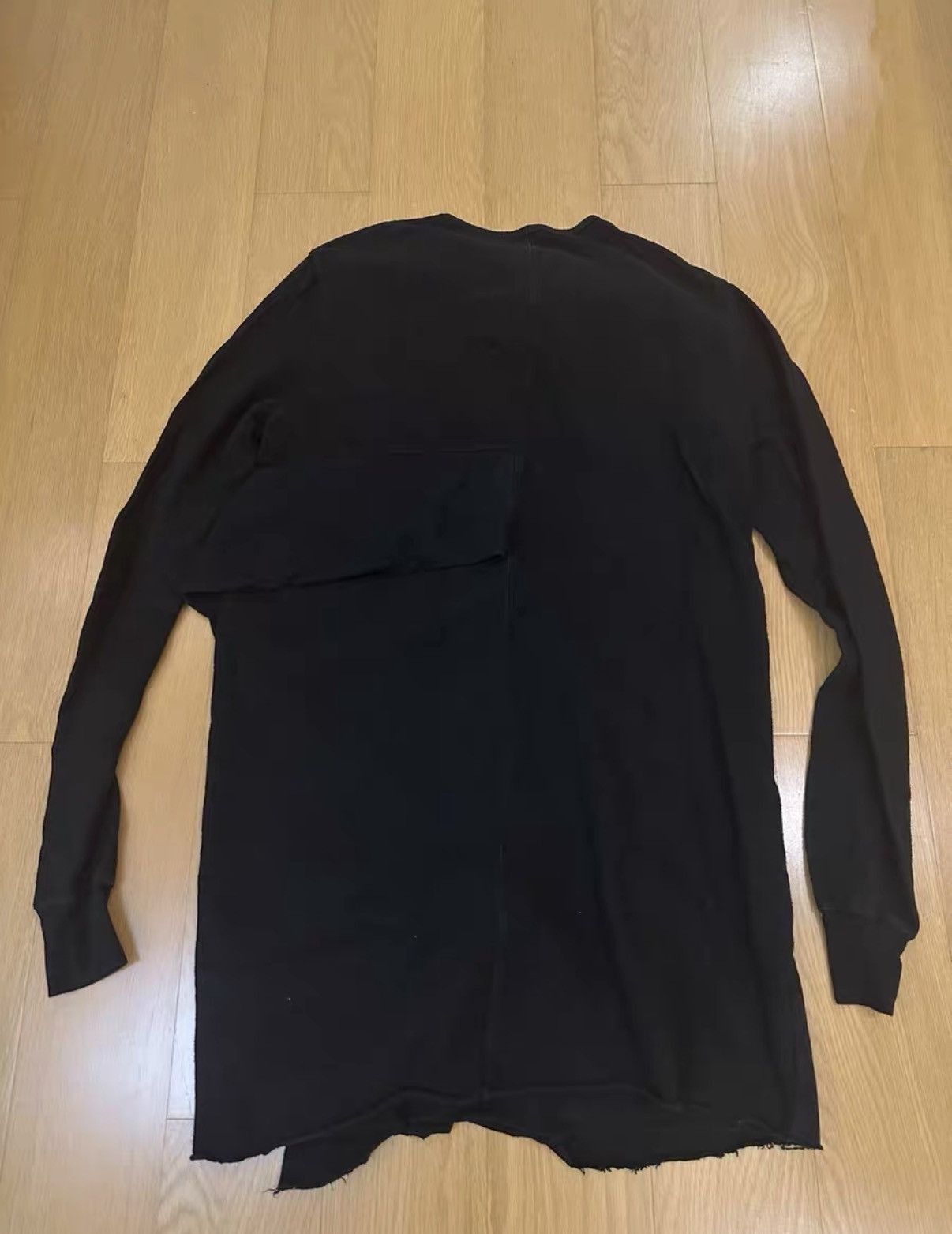 Rick Owens Rick Owens design long-sleeve heavyweight T-shirt Size US XS / EU 42 / 0 - 3 Thumbnail