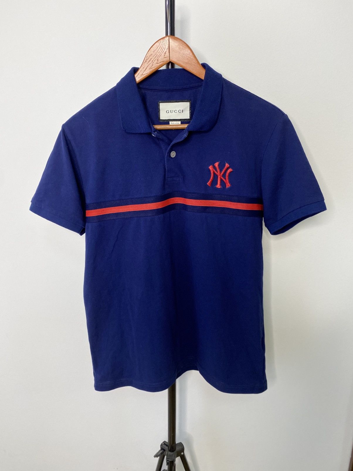 Gucci × New York Yankees Gucci x NY Yankees polo shirt Size US L / EU 52-54 / 3 - 1 Thumbnail
