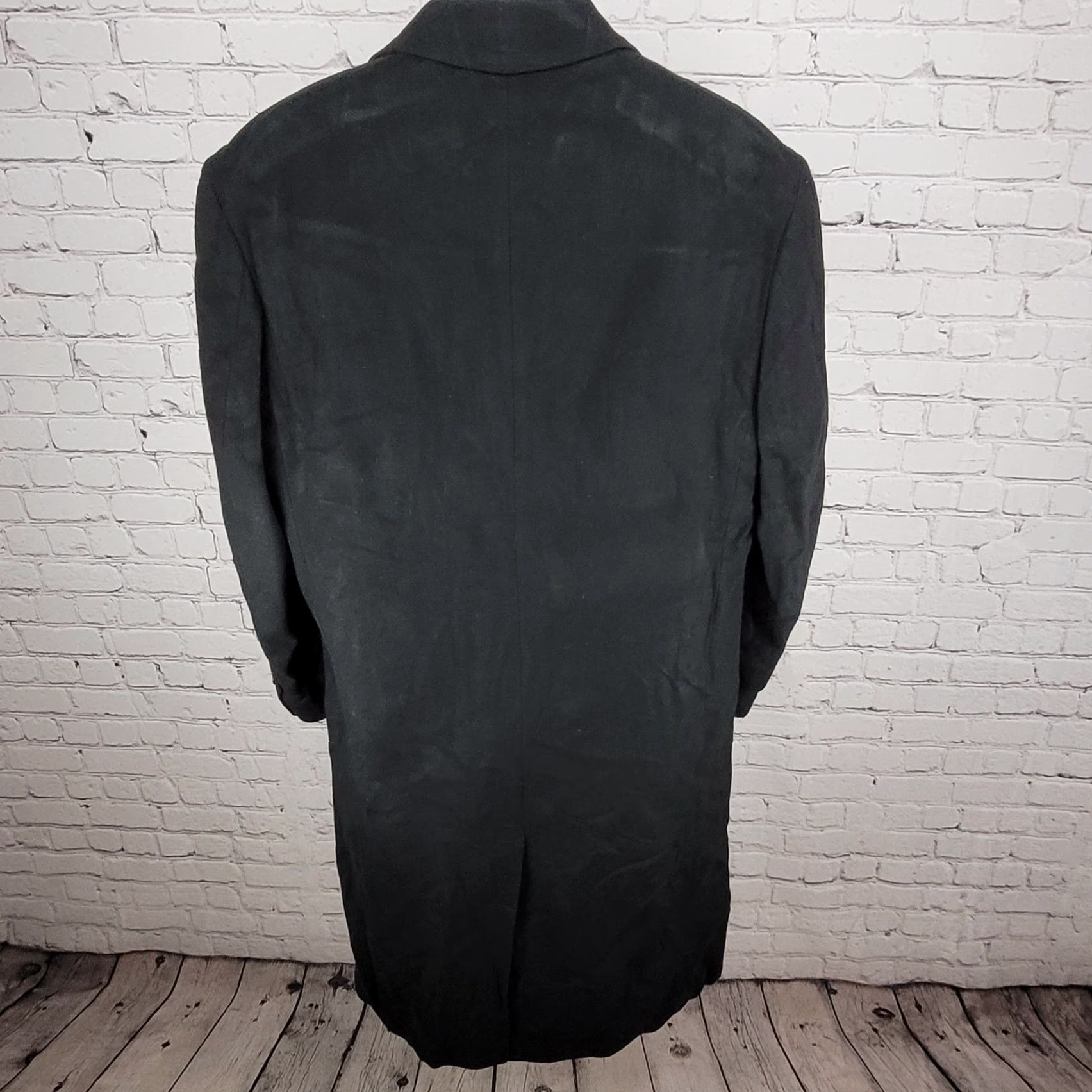Joseph VINTAGE Joseph & Lyman Black Cashmere Overcoat Size Large Classic Mens Size US L / EU 52-54 / 3 - 2 Thumbnail