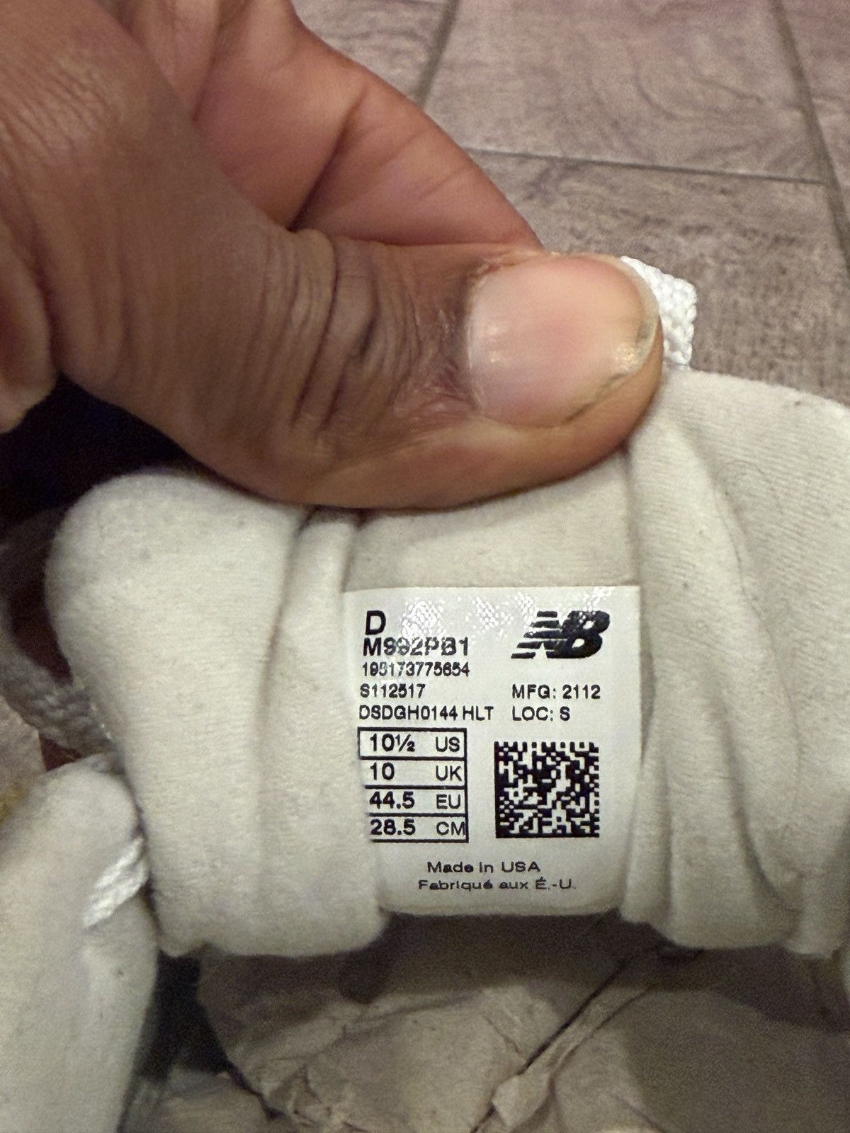 New Balance New balance 992 paperboy Fried Egg Size US 10.5 / EU 43-44 - 3 Thumbnail