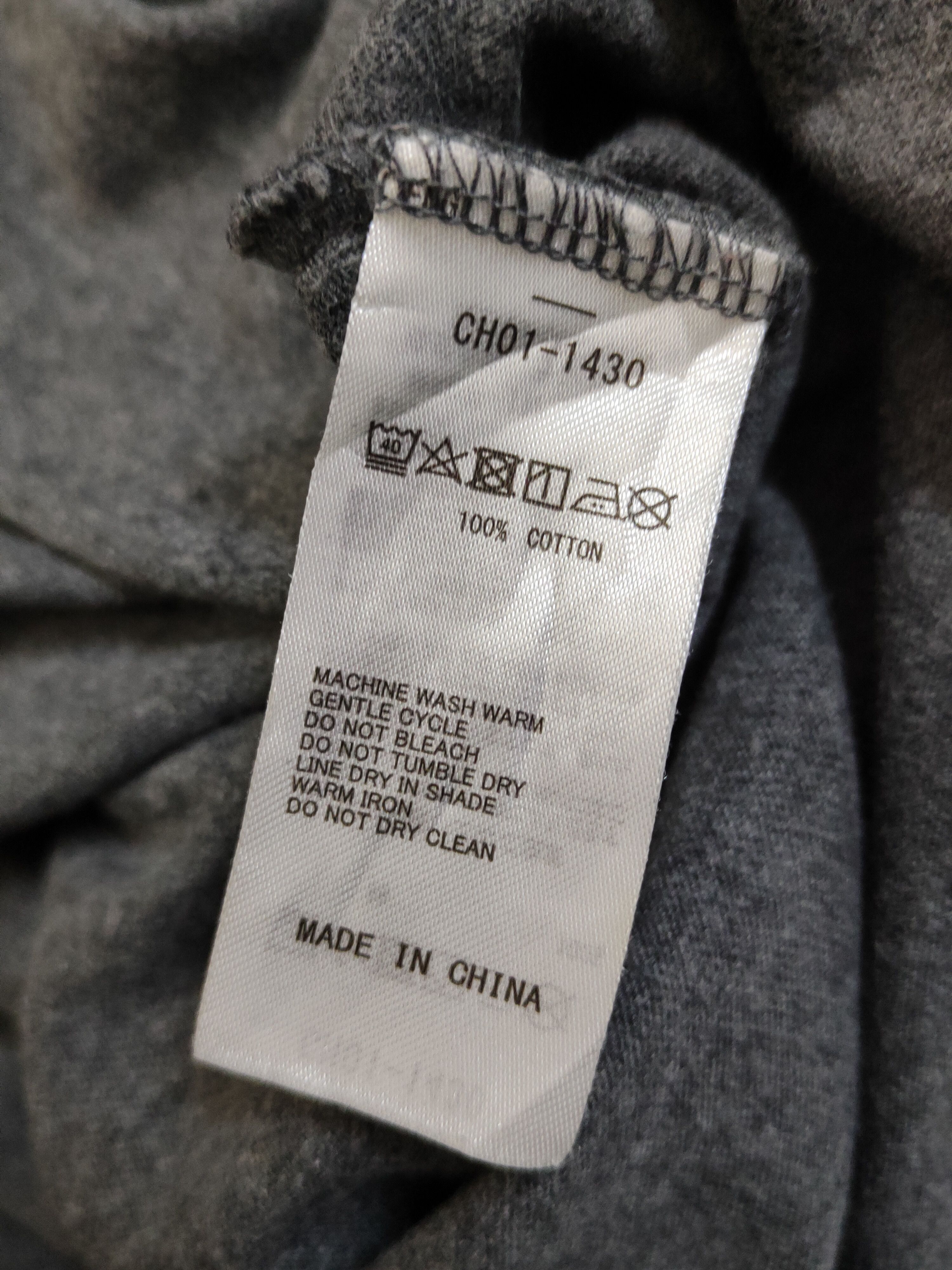 Chums Chums Dark Gray Long Sleeve T-shirts #W1680 Size US L / EU 52-54 / 3 - 12 Thumbnail
